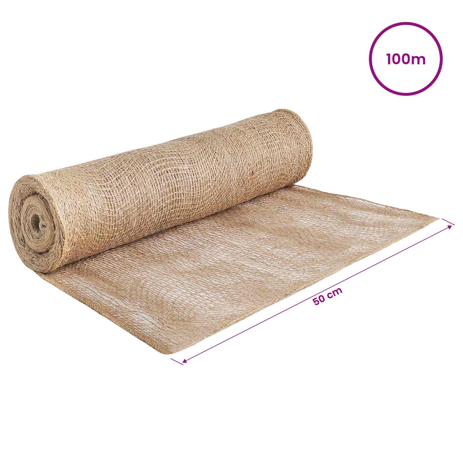 Jute Rol Naturel 50 x 10000 cm is nu te koop bij PeponiXL, paradijselijk wonen!