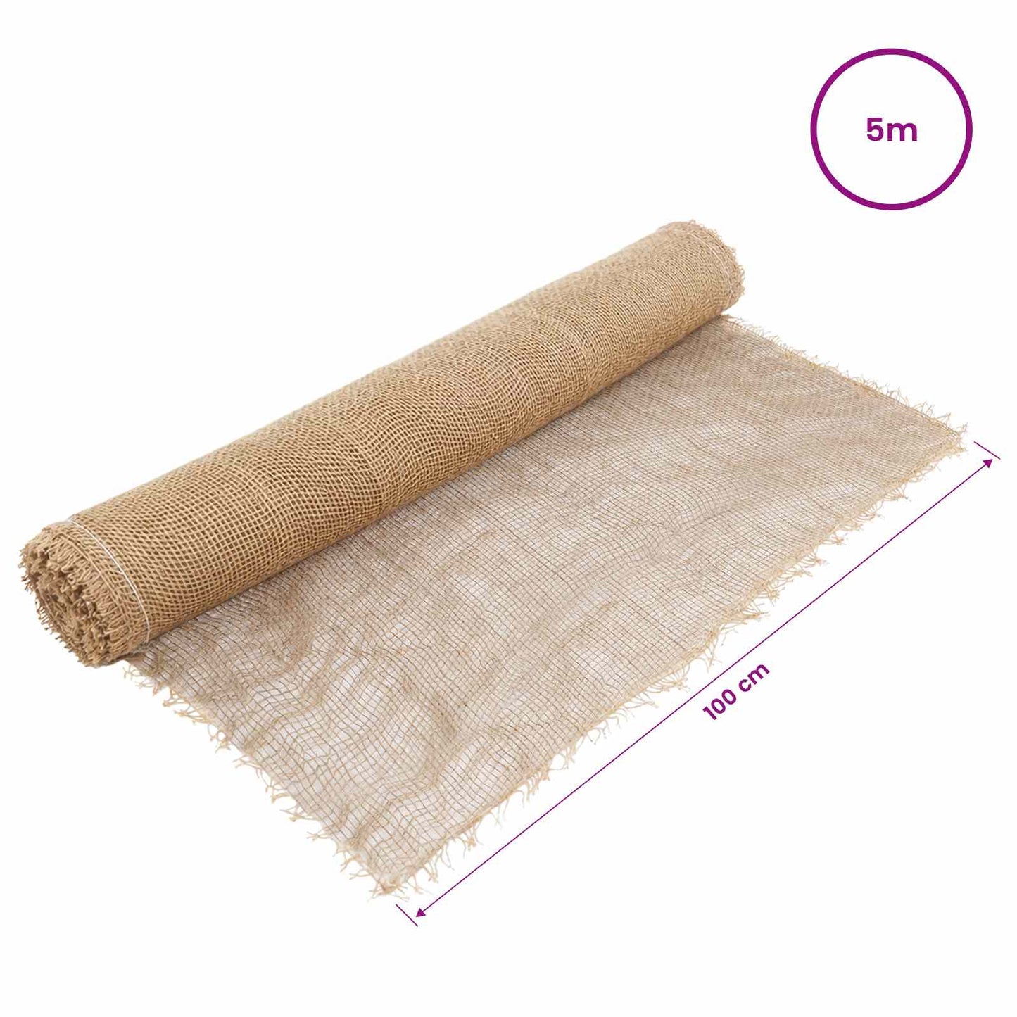 Jute Rol Naturel 100 x 500 cm is nu te koop bij PeponiXL, paradijselijk wonen!