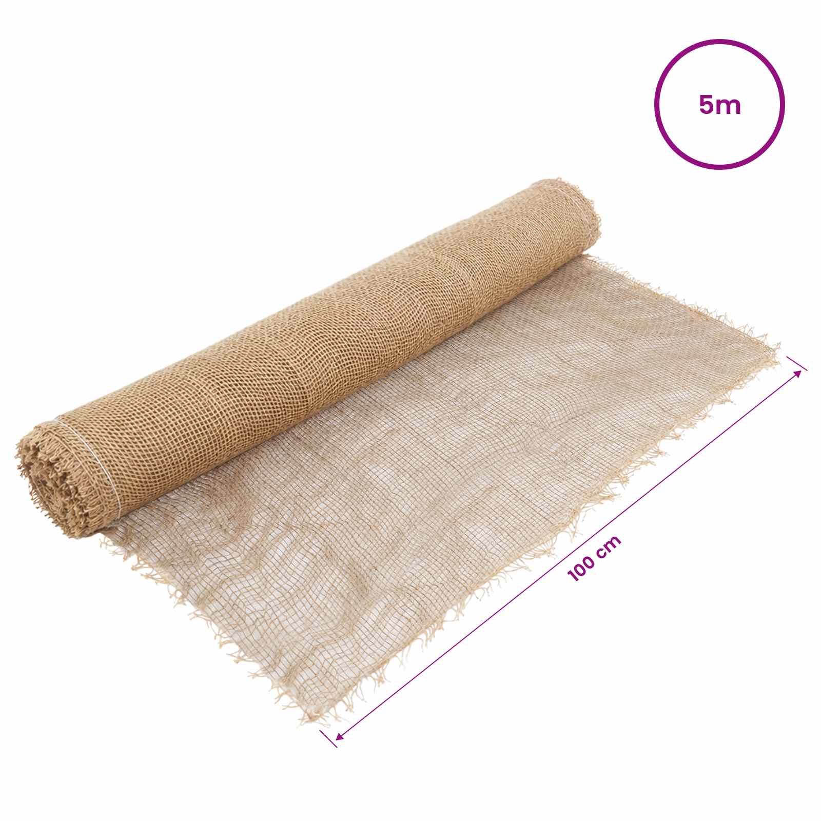 Jute Rol Naturel 100 x 500 cm is nu te koop bij PeponiXL, paradijselijk wonen!