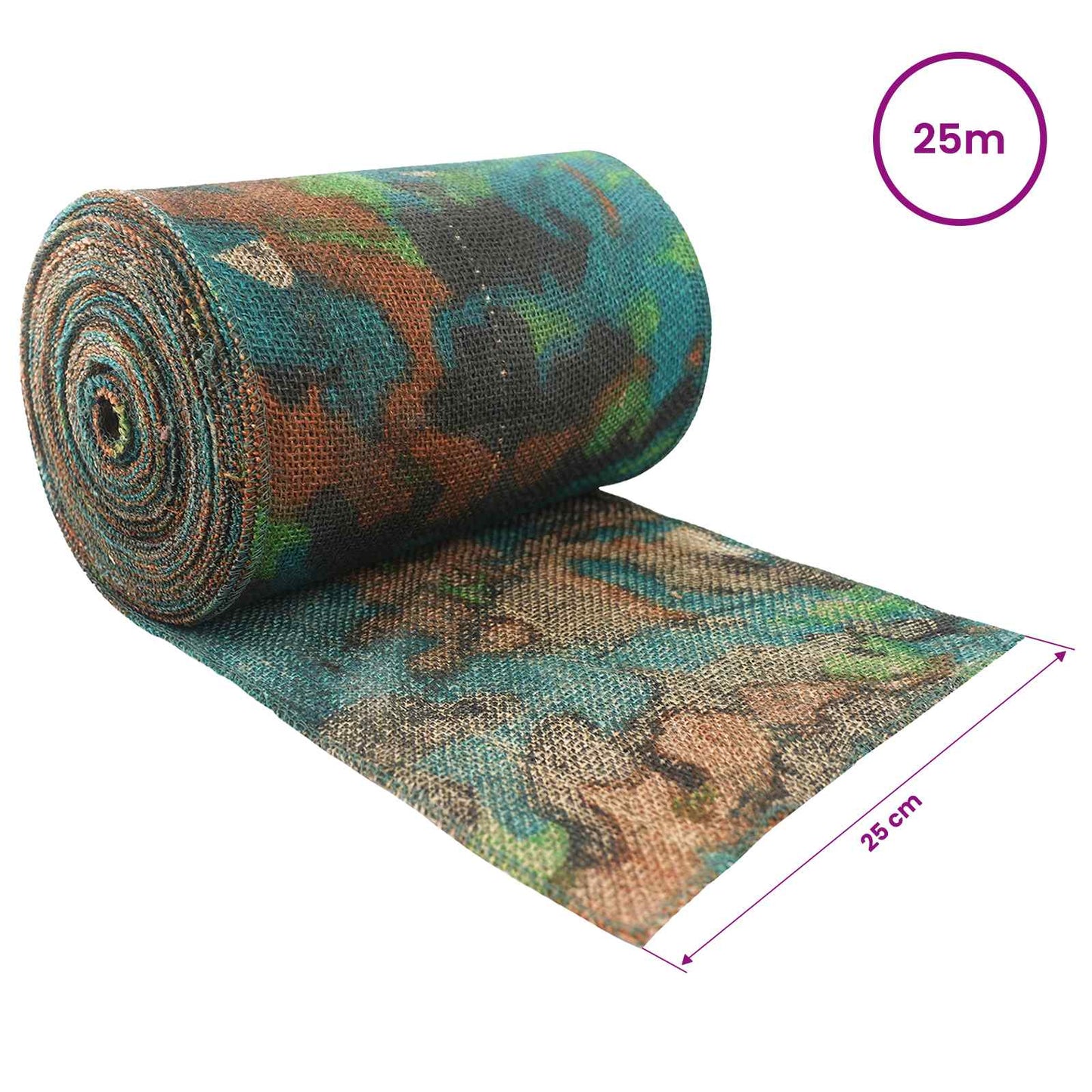 Jute Rol Camouflage 25 x 2500 cm is nu te koop bij PeponiXL, paradijselijk wonen!