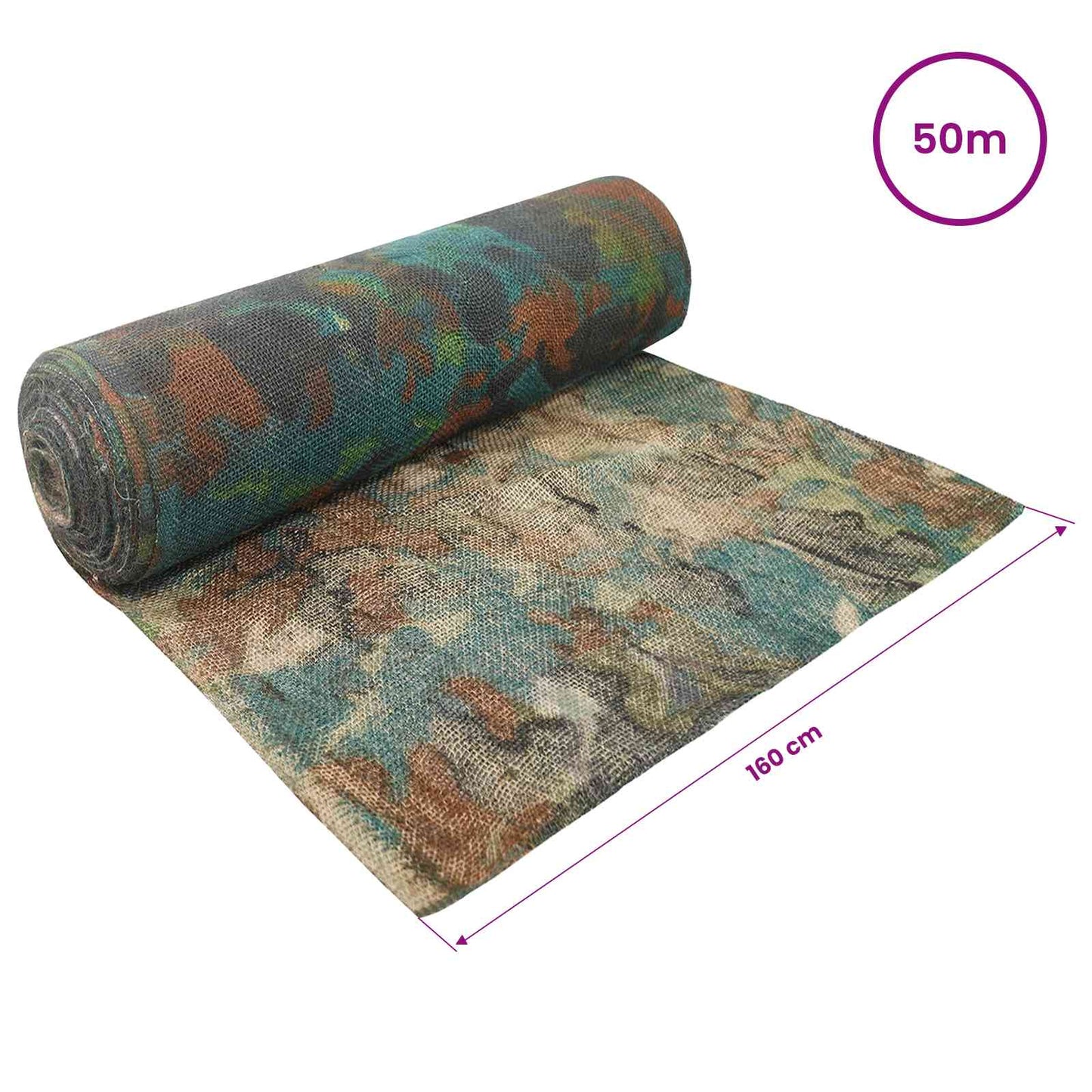 Jute Rol Camouflage 160 x 5000 cm is nu te koop bij PeponiXL, paradijselijk wonen!