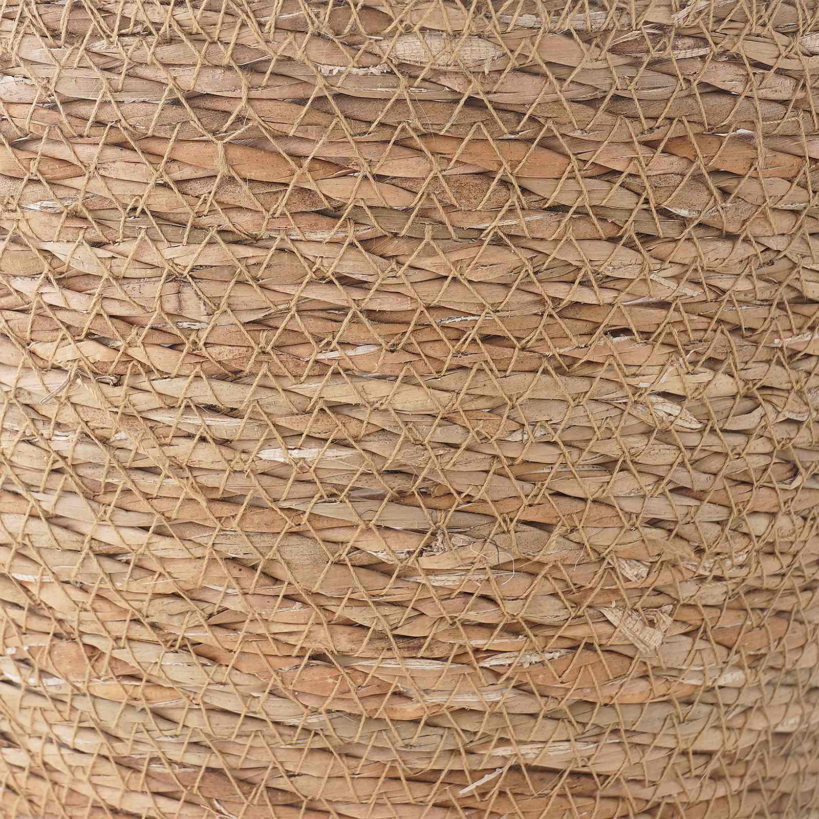 Zeegras Plantenmanden 3 pcs Naturel Ø26 x 19 cm 100% Zeegras is nu te koop bij PeponiXL, paradijselijk wonen!