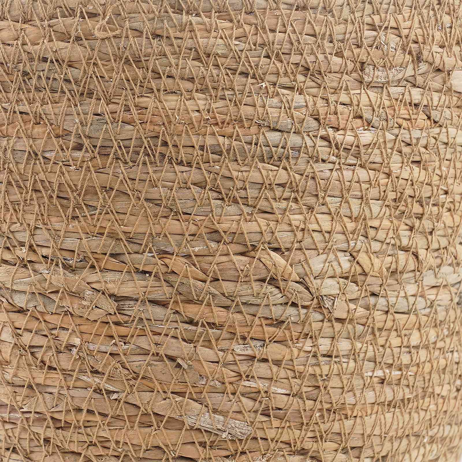 Zeegras Plantenmanden 3 pcs Naturel Ø26 x 19 cm 100% Zeegras is nu te koop bij PeponiXL, paradijselijk wonen!