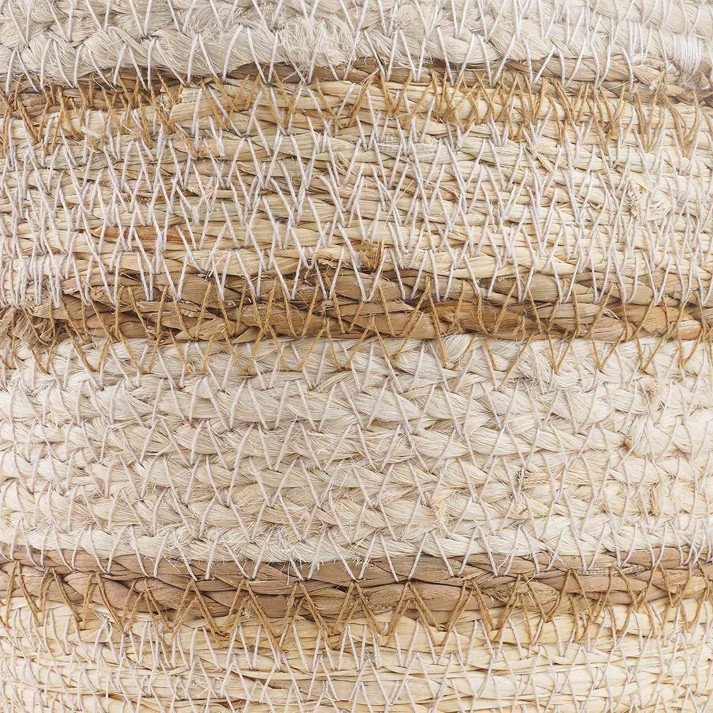 Zeegras Plantenmanden 3 pcs Natuurlijk, Wit en Beige is nu te koop bij PeponiXL, paradijselijk wonen!