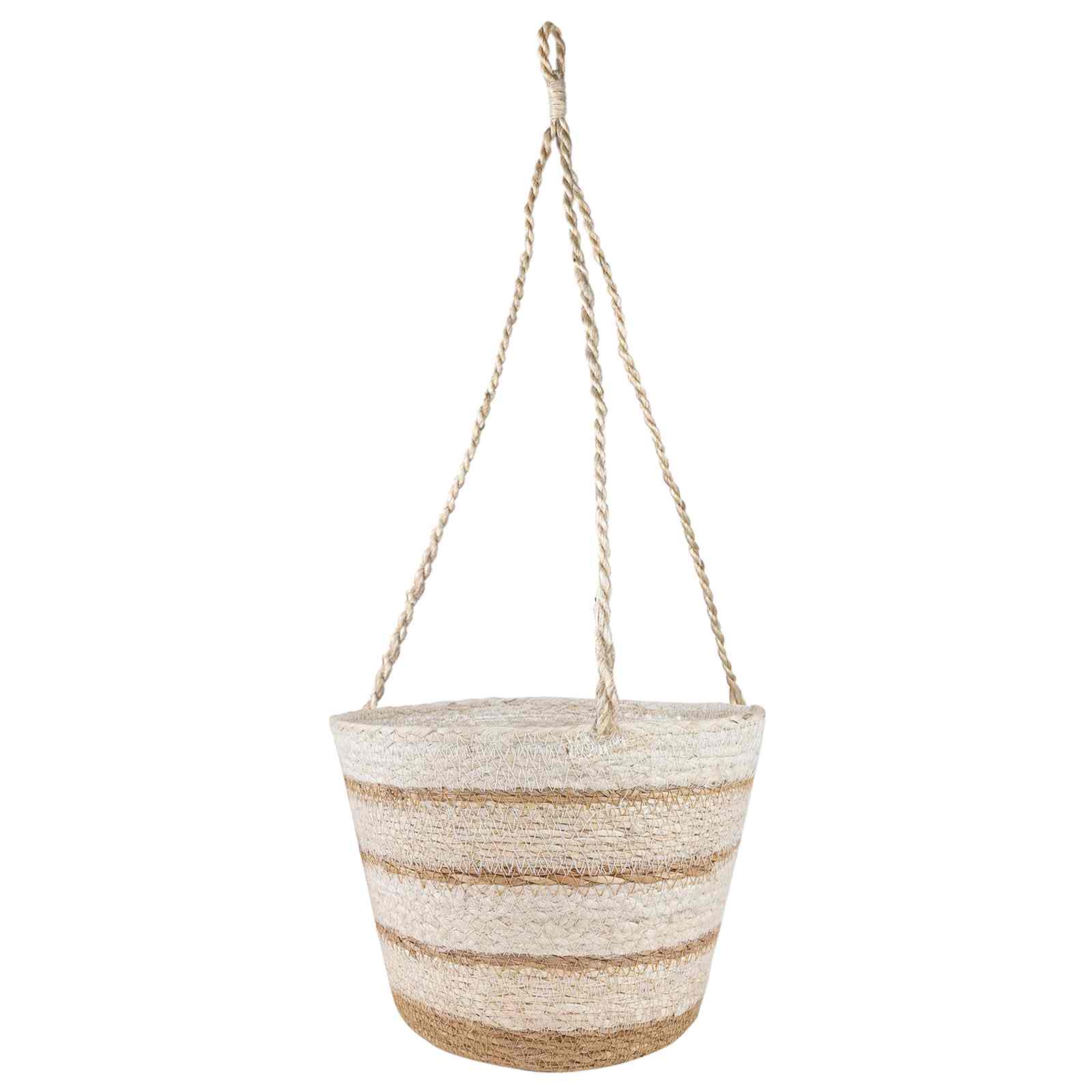 Zeegras Plantenmanden 3 pcs Natuurlijk, Wit en Beige is nu te koop bij PeponiXL, paradijselijk wonen!