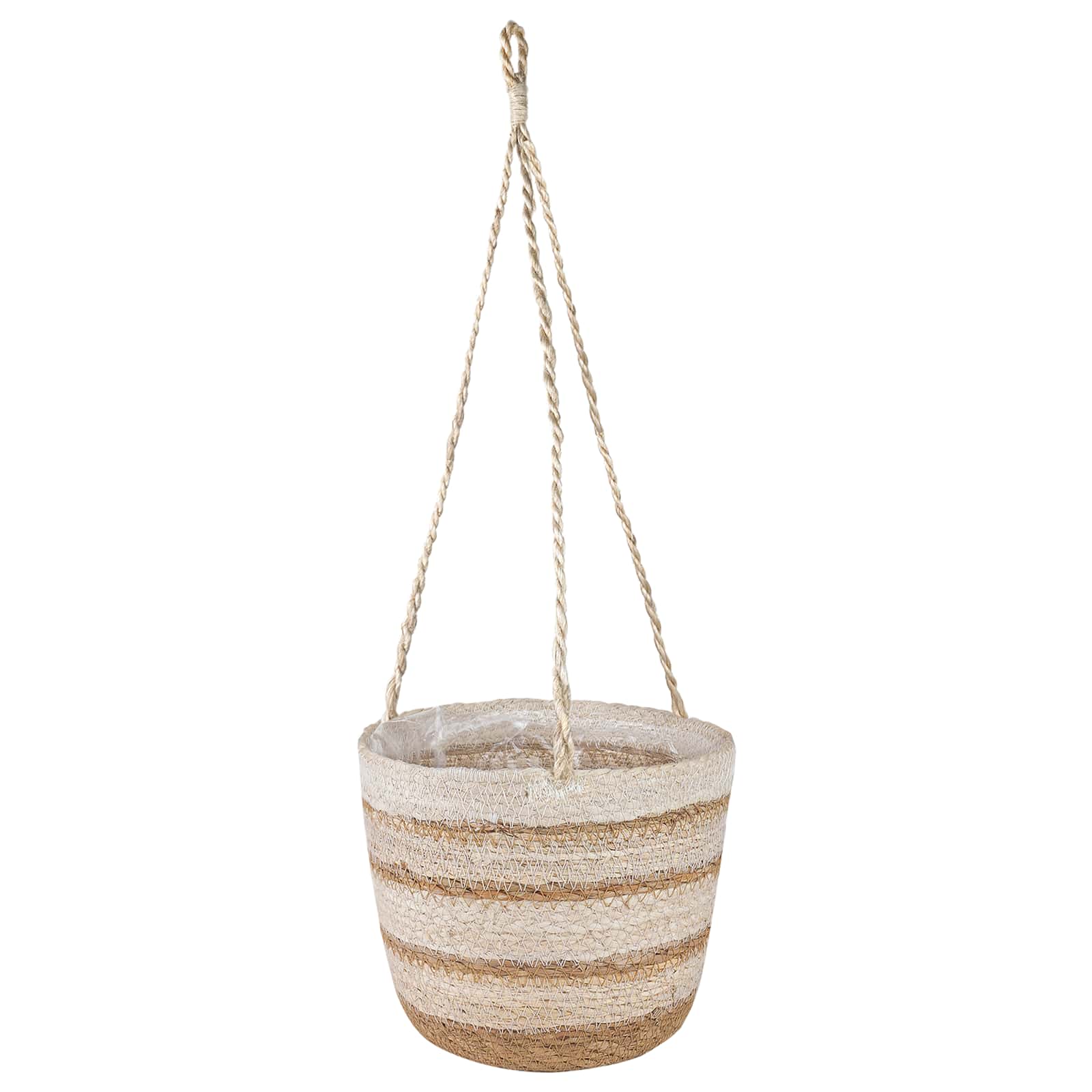 Zeegras Plantenmanden 3 pcs Natuurlijk, Wit en Beige is nu te koop bij PeponiXL, paradijselijk wonen!