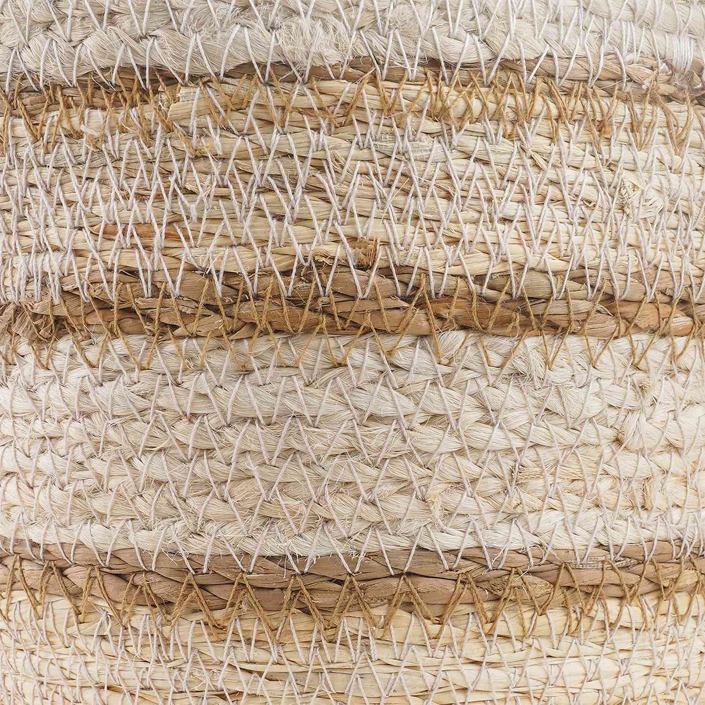 Zeegras Plantenmanden 3 pcs Natuurlijk, Wit en Beige is nu te koop bij PeponiXL, paradijselijk wonen!
