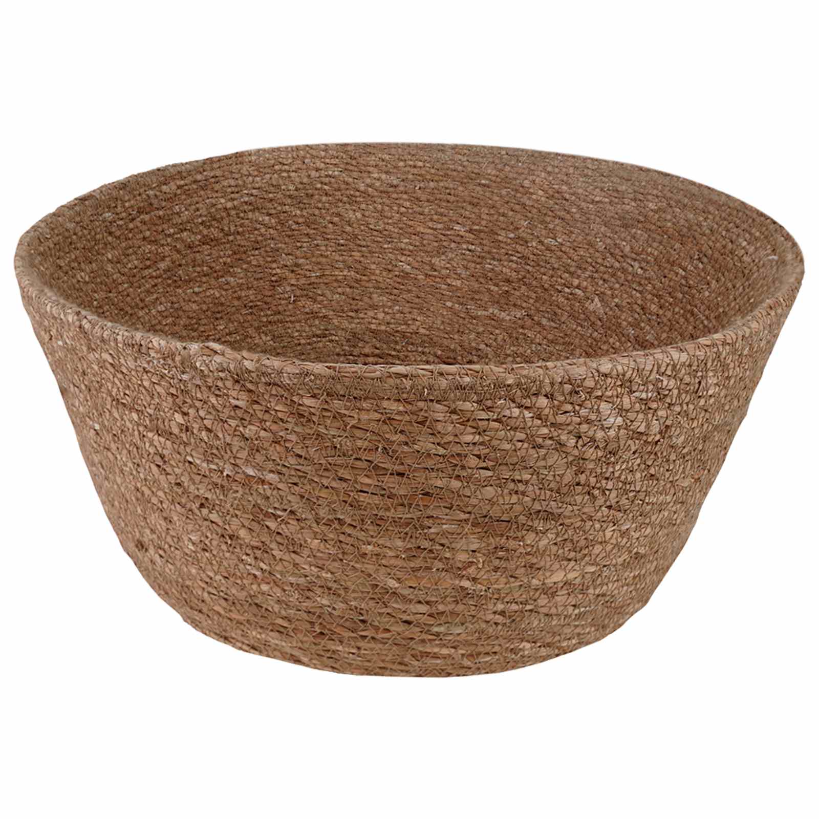 Plantenpot met handvatten Naturel Ø 32 x 32 cm 100% Zeegras is nu te koop bij PeponiXL, paradijselijk wonen!