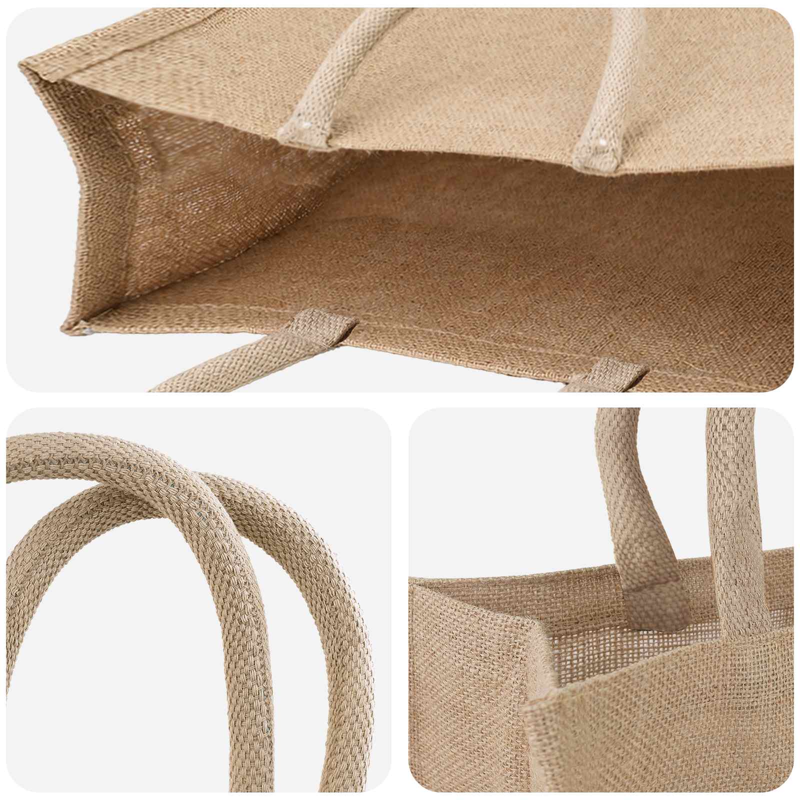 Jute handtassen 10 pcs Naturel 42 x 33 x 19 cm 100% Tossa Jute is nu te koop bij PeponiXL, paradijselijk wonen!