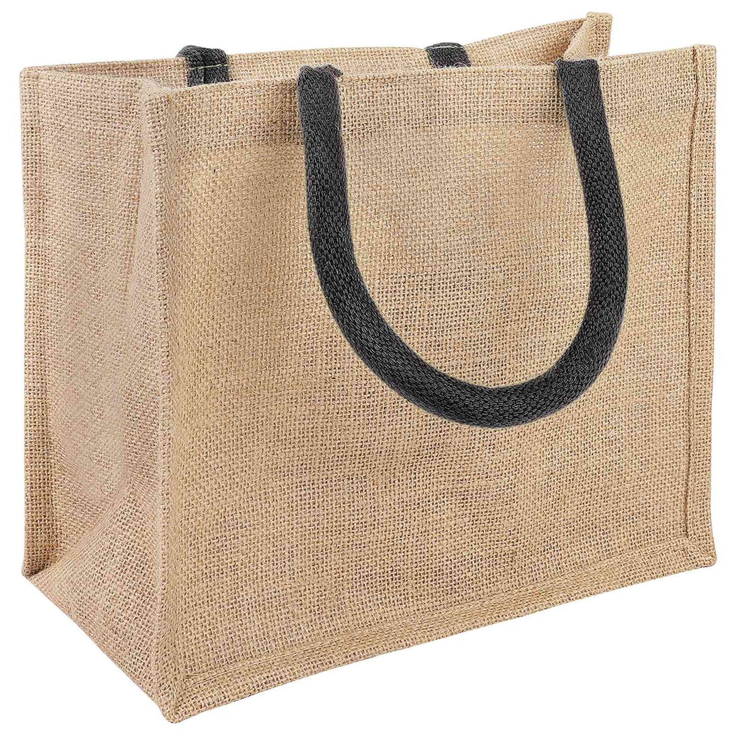 Jute handtassen 5 pcs Naturel en Zwart 26 x 22 x 14 cm is nu te koop bij PeponiXL, paradijselijk wonen!
