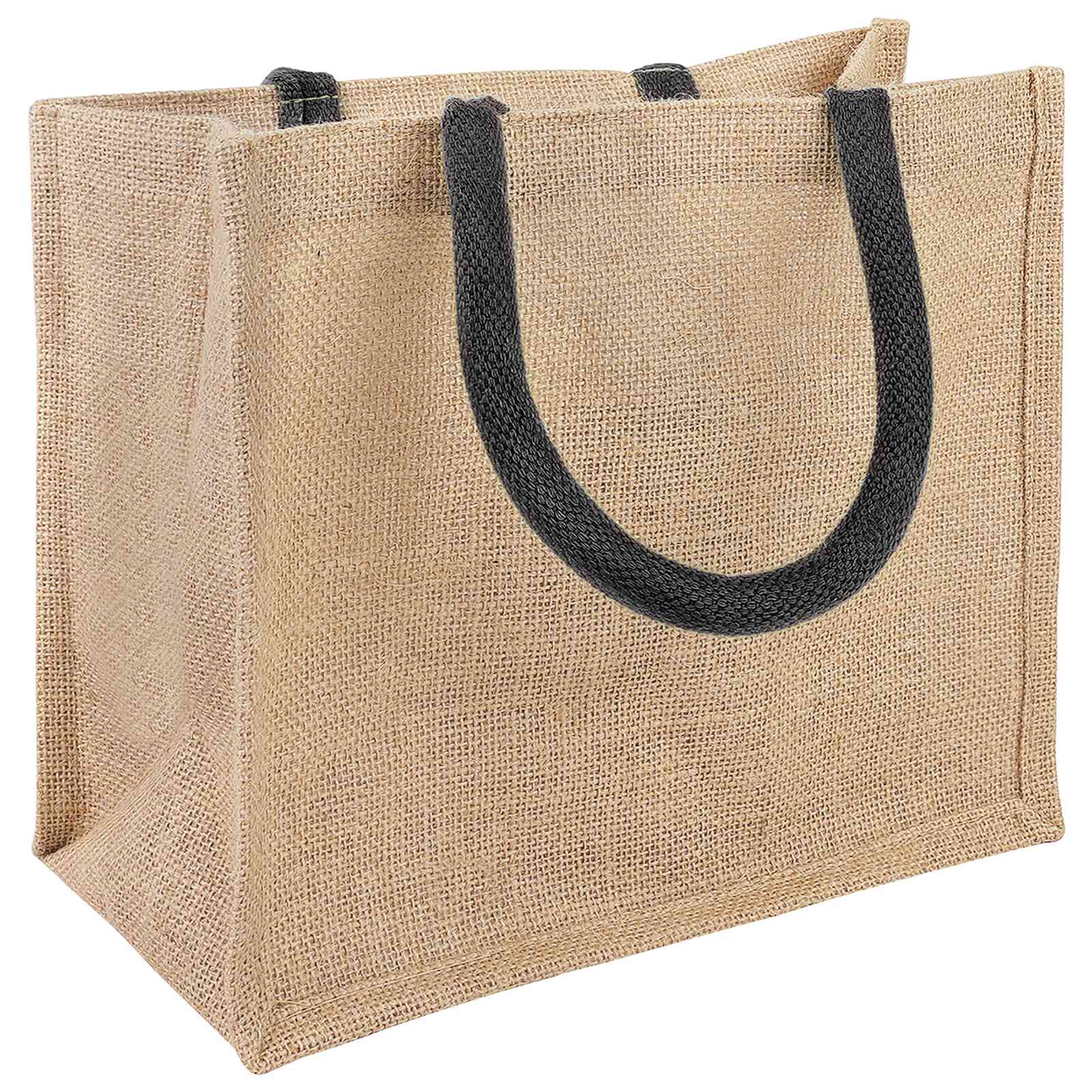 Jute handtassen 5 pcs Naturel en Zwart 26 x 22 x 14 cm is nu te koop bij PeponiXL, paradijselijk wonen!