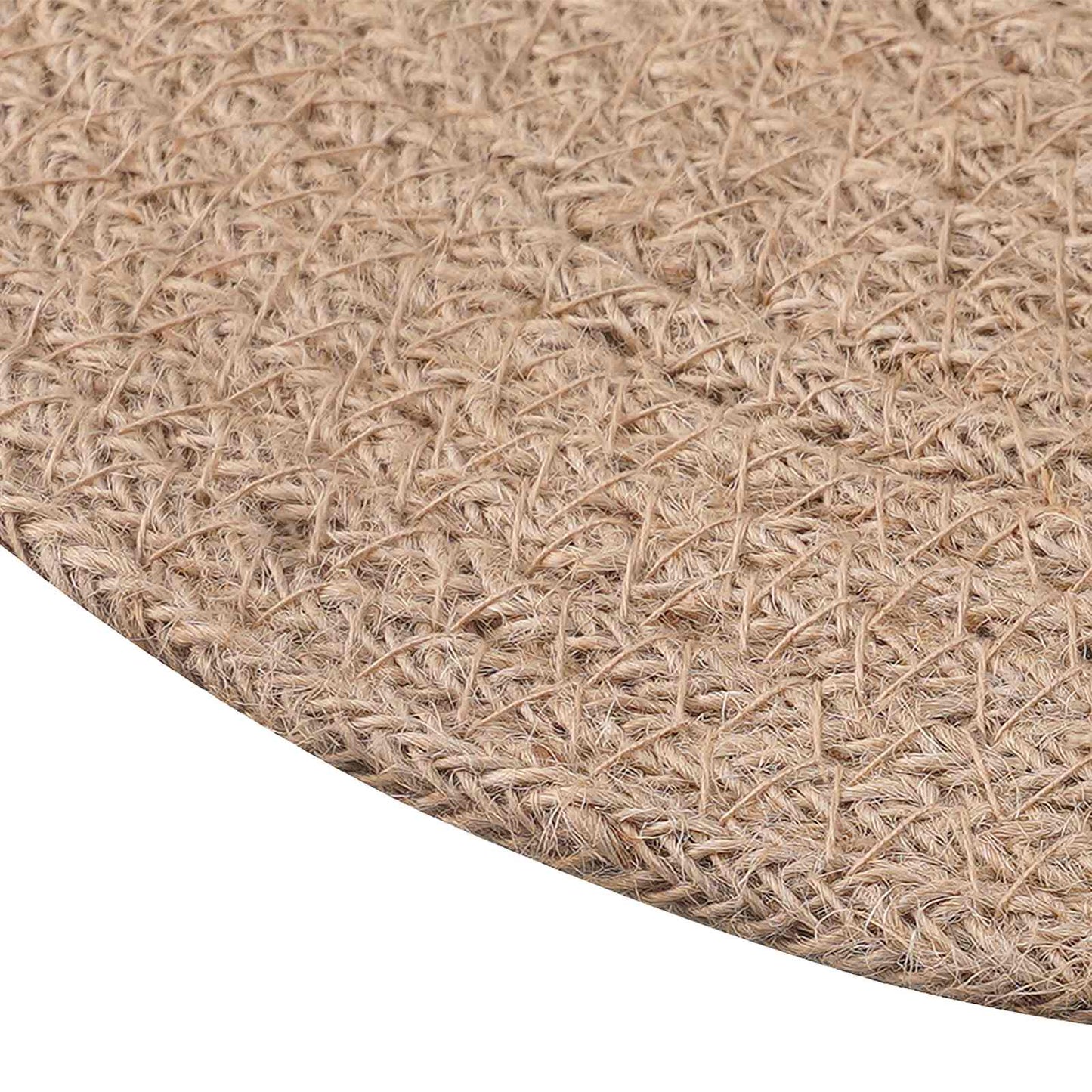 Jute placematten 12 pcs Naturel Ø 30 cm 100% Tossa Jute is nu te koop bij PeponiXL, paradijselijk wonen!