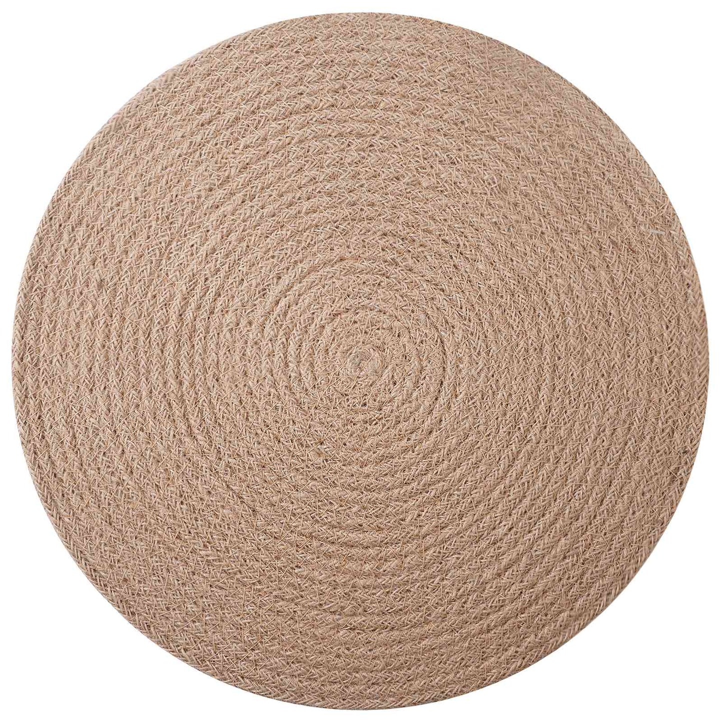 Jute placematten 12 pcs Naturel Ø 30 cm 100% Tossa Jute is nu te koop bij PeponiXL, paradijselijk wonen!