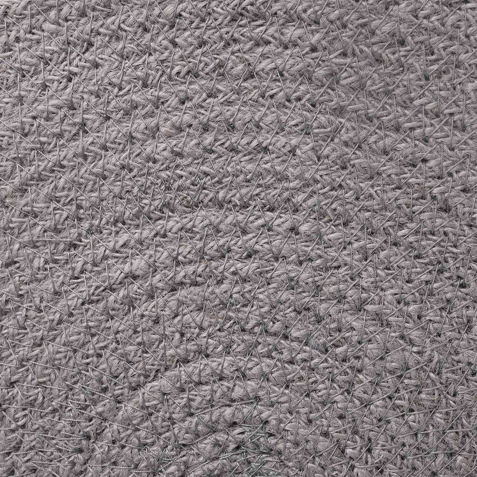 Jute placematten 4 pcs Grijs Ø 30 cm 100% Tossa Jute is nu te koop bij PeponiXL, paradijselijk wonen!