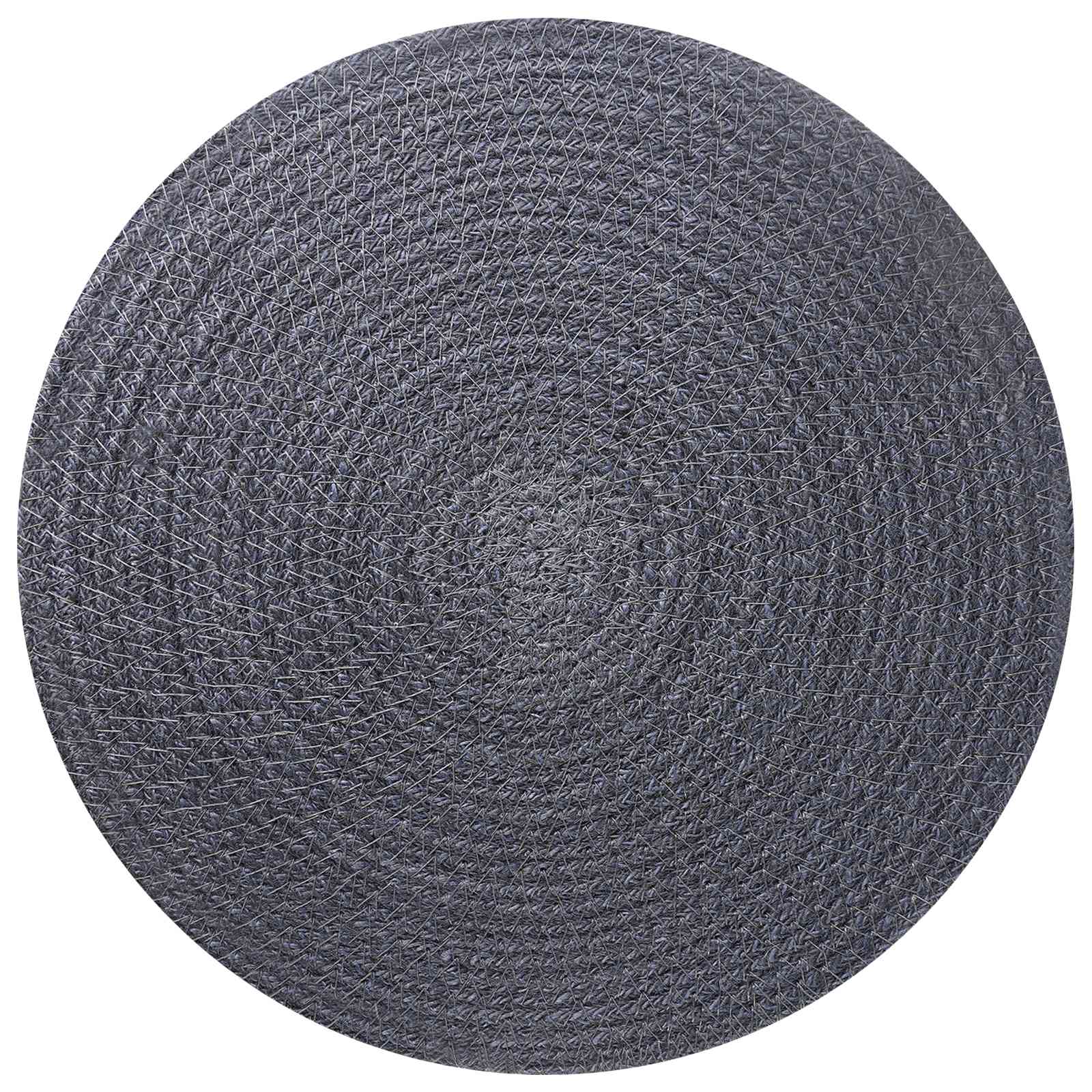 Jute placematten 6 pcs Donkergrijs Ø 30 cm 100% Tossa Jute is nu te koop bij PeponiXL, paradijselijk wonen!