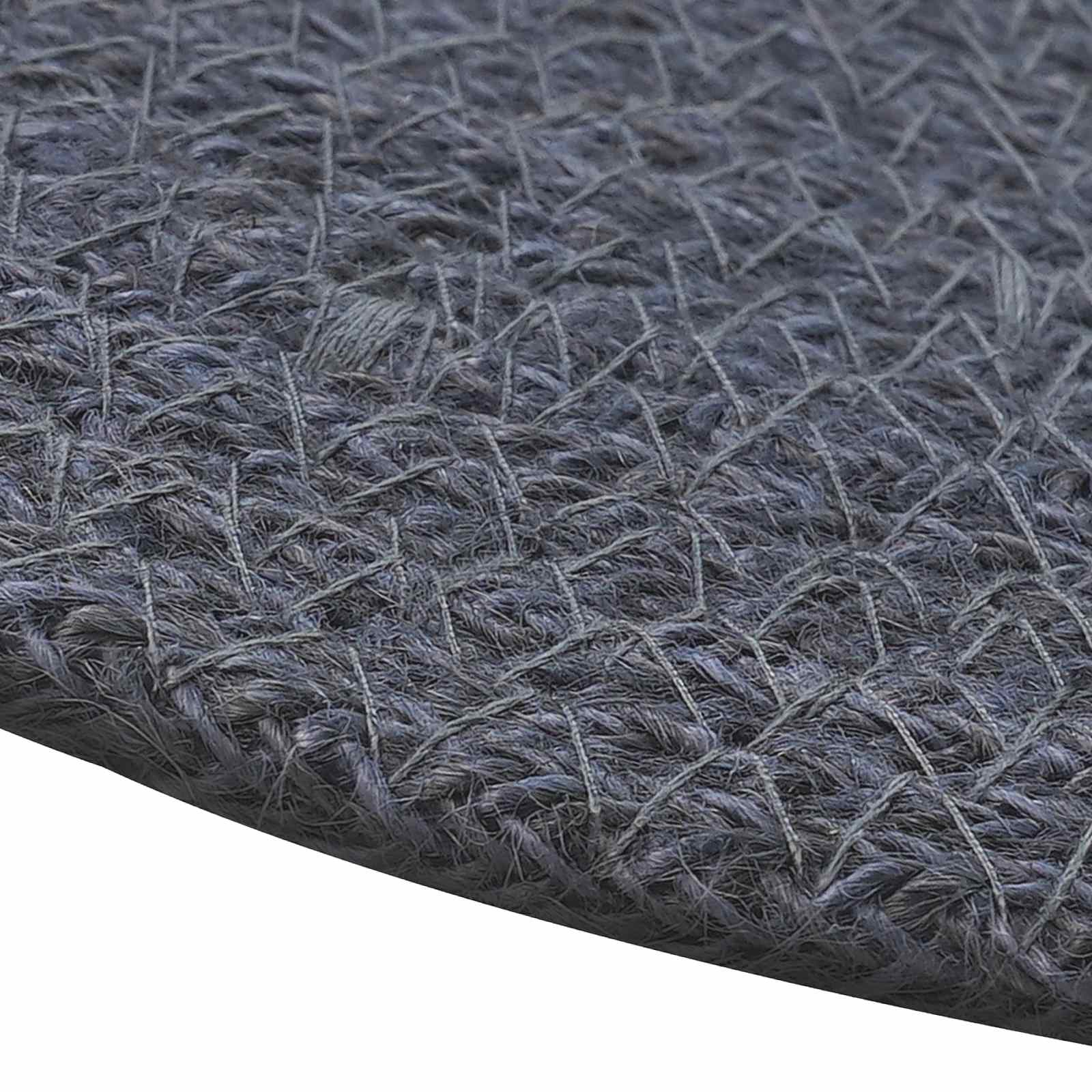 Jute placematten 12 pcs Donkergrijs Ø 30 cm 100% Tossa Jute is nu te koop bij PeponiXL, paradijselijk wonen!