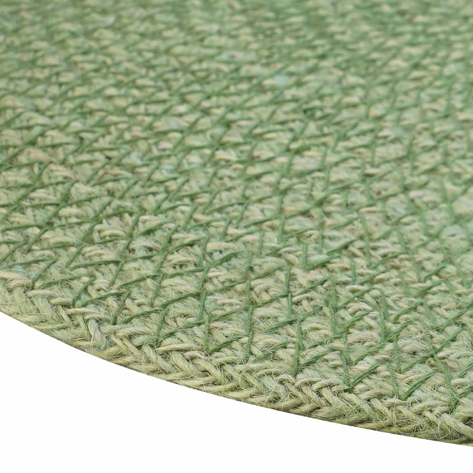 Jute placematten 4 pcs Olijfgroen Ø 30 cm 100% Tossa Jute is nu te koop bij PeponiXL, paradijselijk wonen!