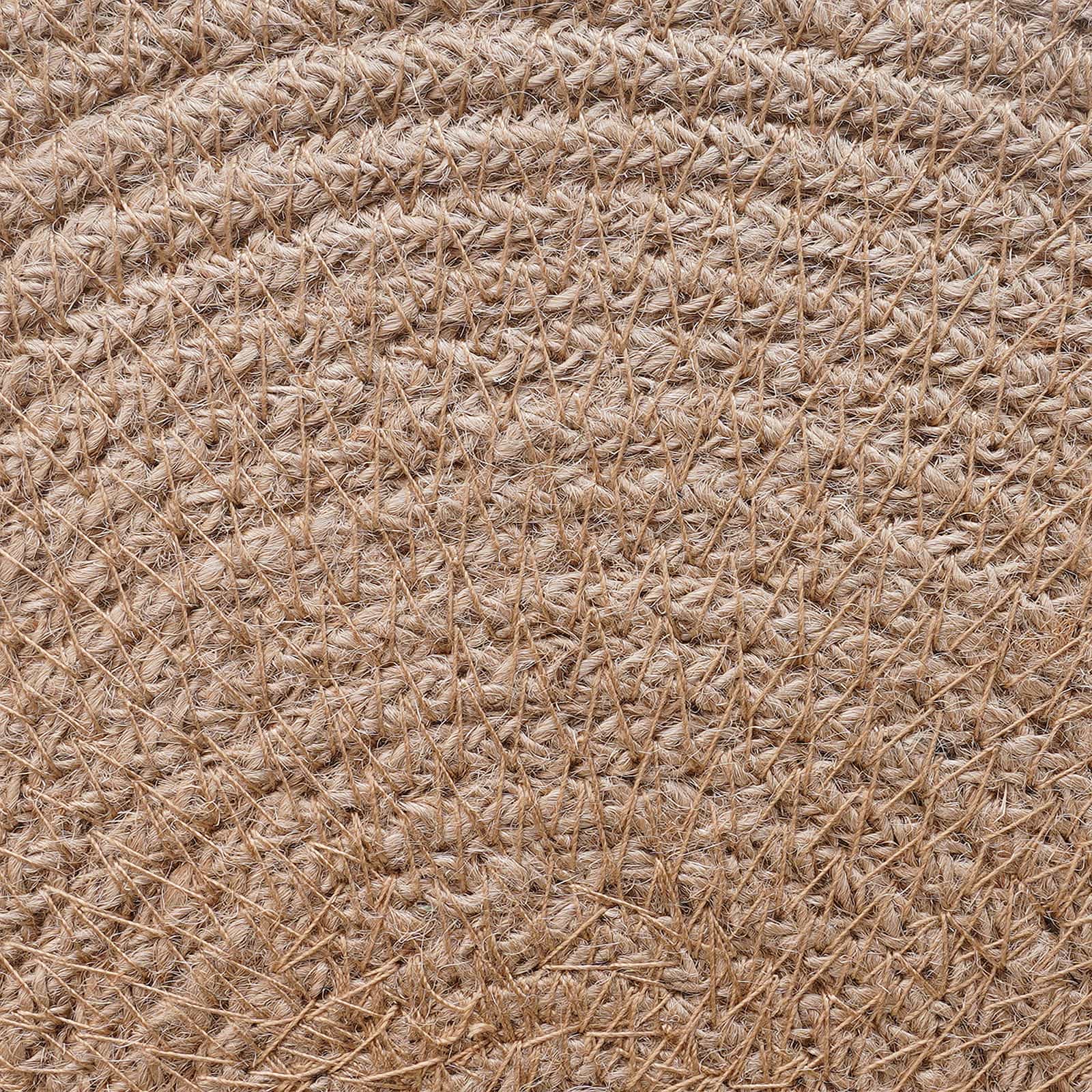 Jute placematten 6 pcs Natuurlijk en Wit Ø 30 cm is nu te koop bij PeponiXL, paradijselijk wonen!
