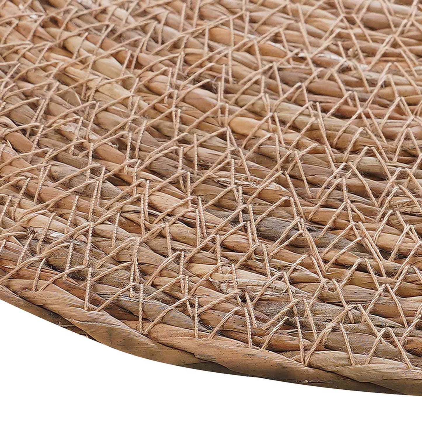 Zeegroene placemats 6 pcs Naturel Ø 30 cm 100% Zeegras is nu te koop bij PeponiXL, paradijselijk wonen!