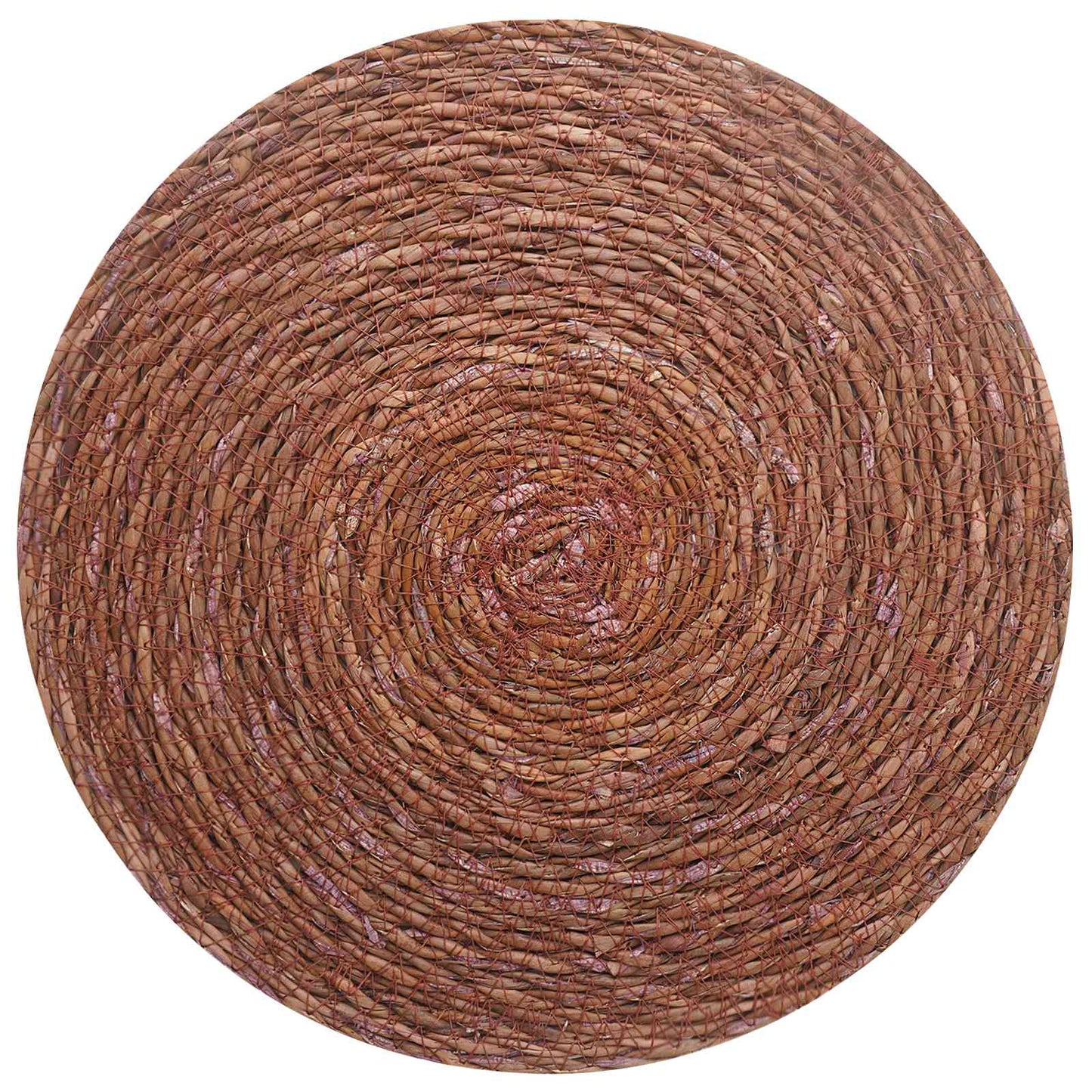Zeegroene placemats 12 pcs Bruin Ø 30 cm 100% Zeegras is nu te koop bij PeponiXL, paradijselijk wonen!