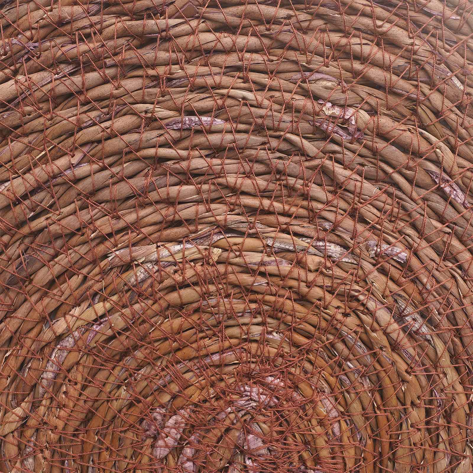 Zeegroene placemats 12 pcs Bruin Ø 30 cm 100% Zeegras is nu te koop bij PeponiXL, paradijselijk wonen!