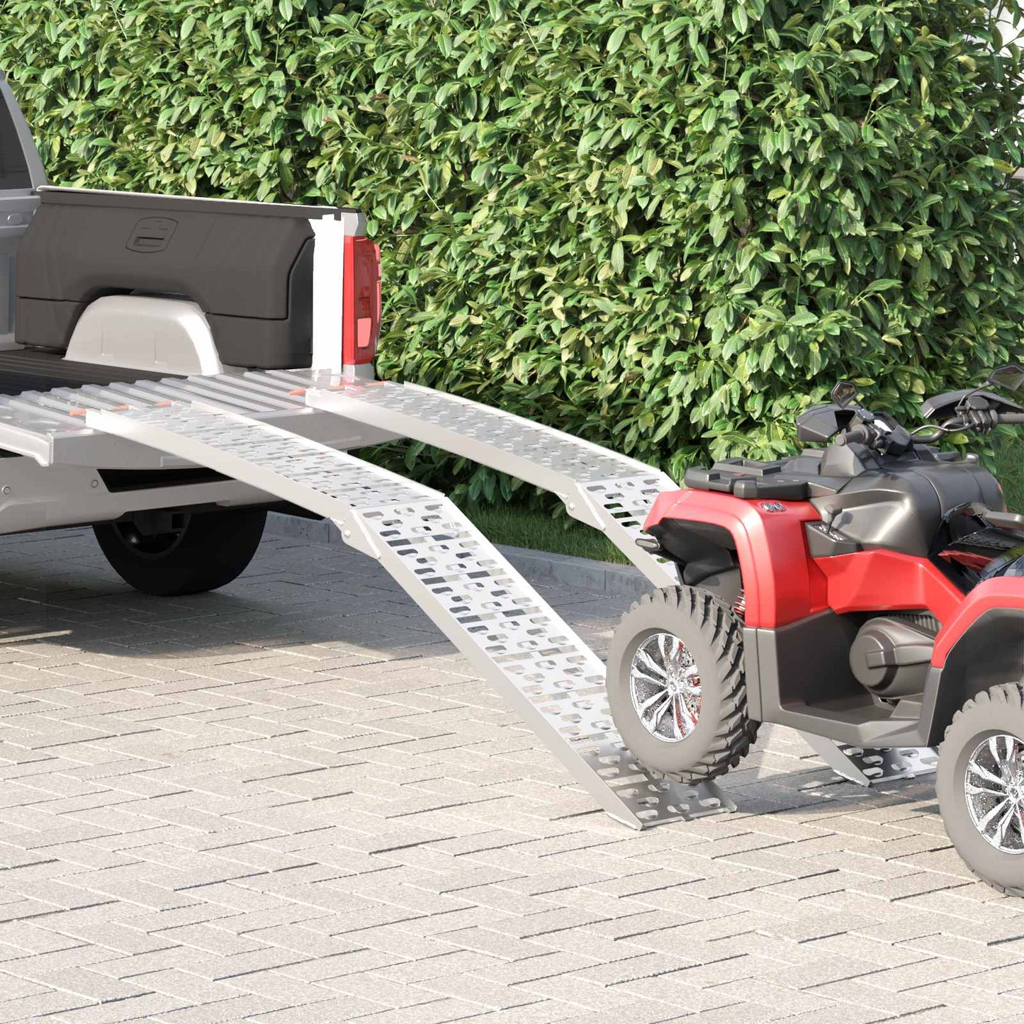 Opvouwbare motoroprijplaat 340 kg per oprijplaat 2 stuks is nu te koop bij PeponiXL, paradijselijk wonen!