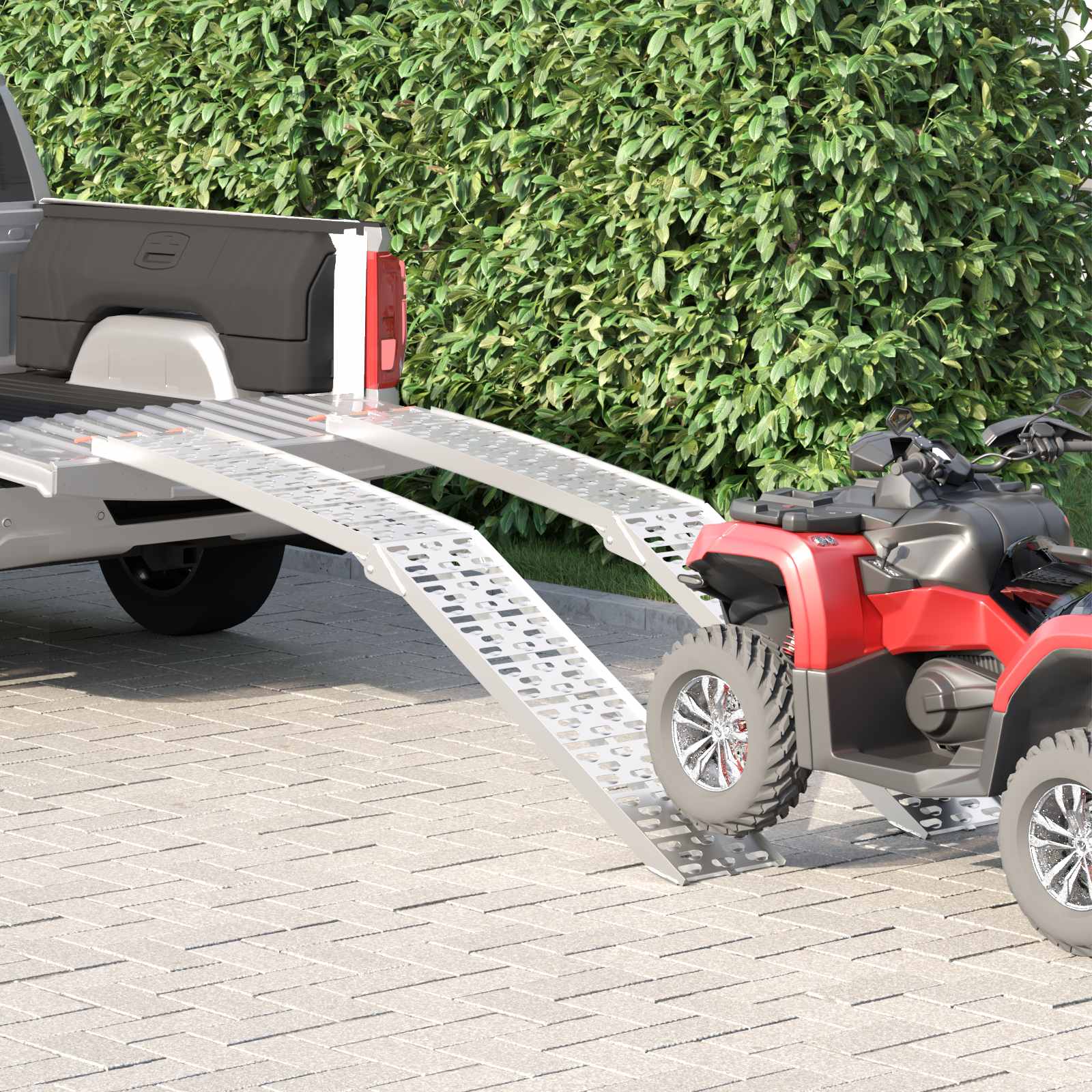 Opvouwbare motoroprijplaat 340 kg per oprijplaat 2 stuks is nu te koop bij PeponiXL, paradijselijk wonen!