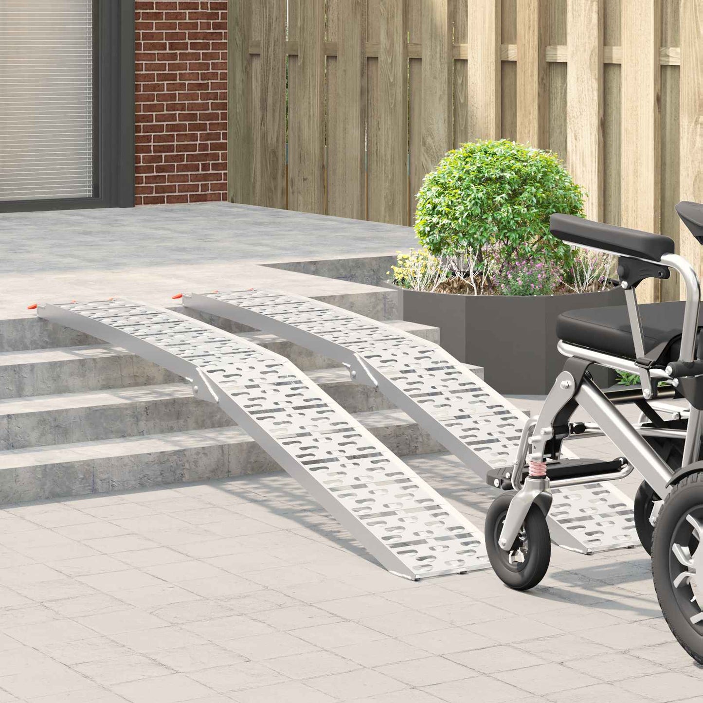 Opvouwbare motoroprijplaat 340 kg per oprijplaat 2 stuks is nu te koop bij PeponiXL, paradijselijk wonen!