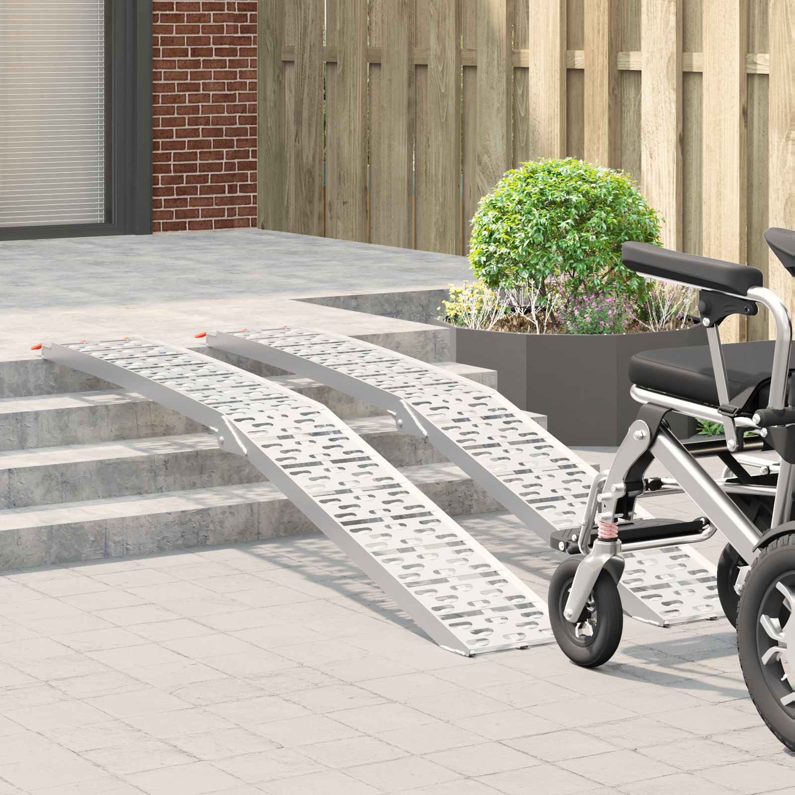 Opvouwbare motoroprijplaat 340 kg per oprijplaat 2 stuks is nu te koop bij PeponiXL, paradijselijk wonen!
