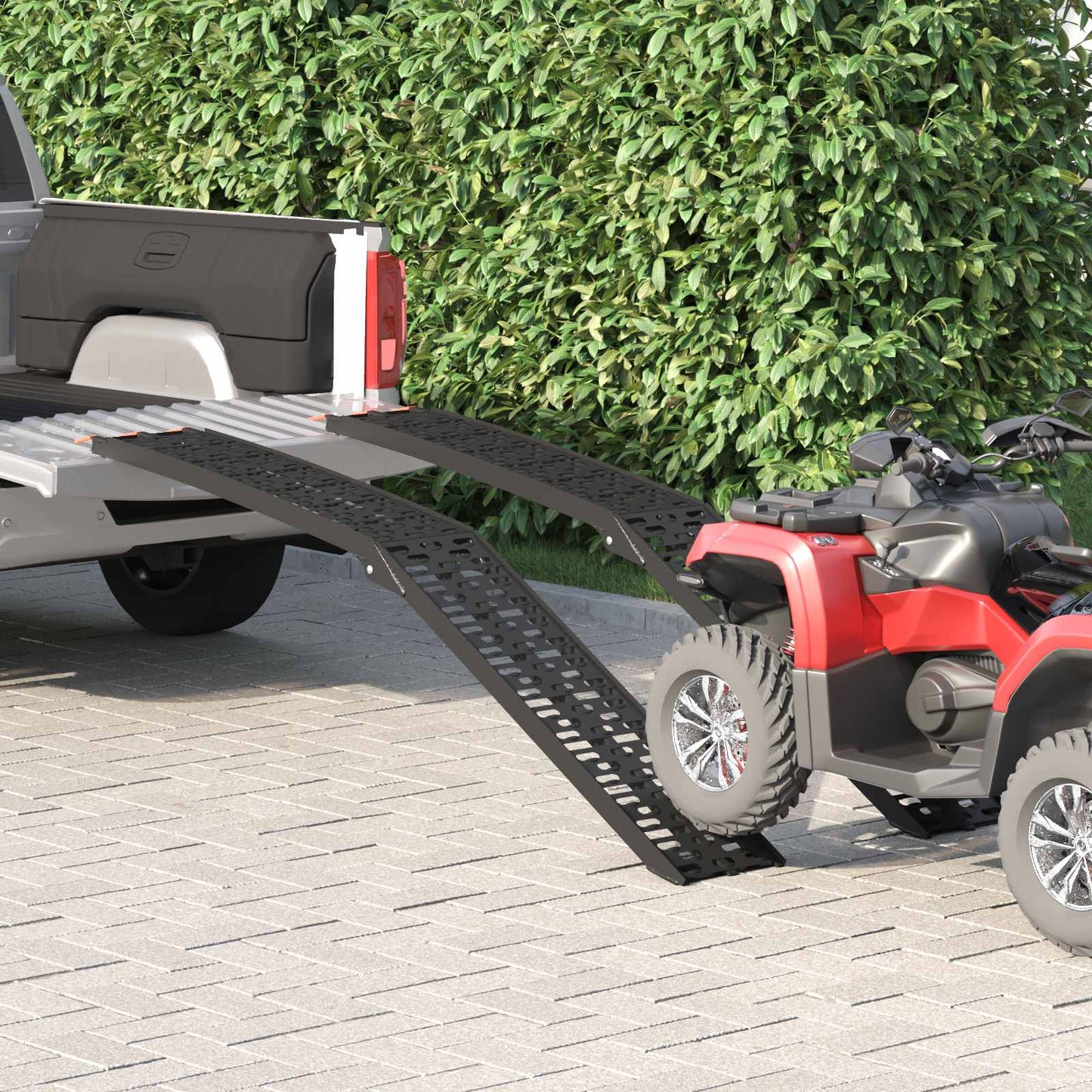 Opvouwbare motorfiets oprijplaat 340 kg per oprijplaat 2 pcs is nu te koop bij PeponiXL, paradijselijk wonen!
