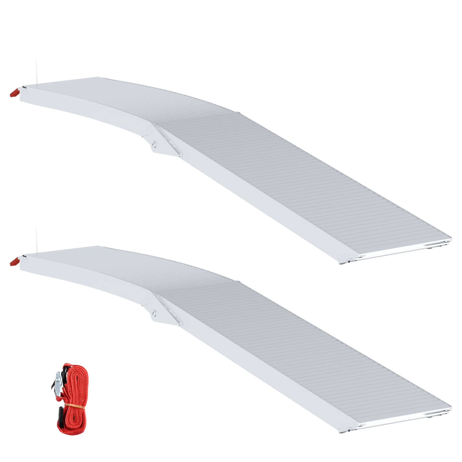 Motorcycle Ramp 680 kg 2 pcs Zilver 205 x 28 x 5 cm Aluminium is nu te koop bij PeponiXL, paradijselijk wonen!