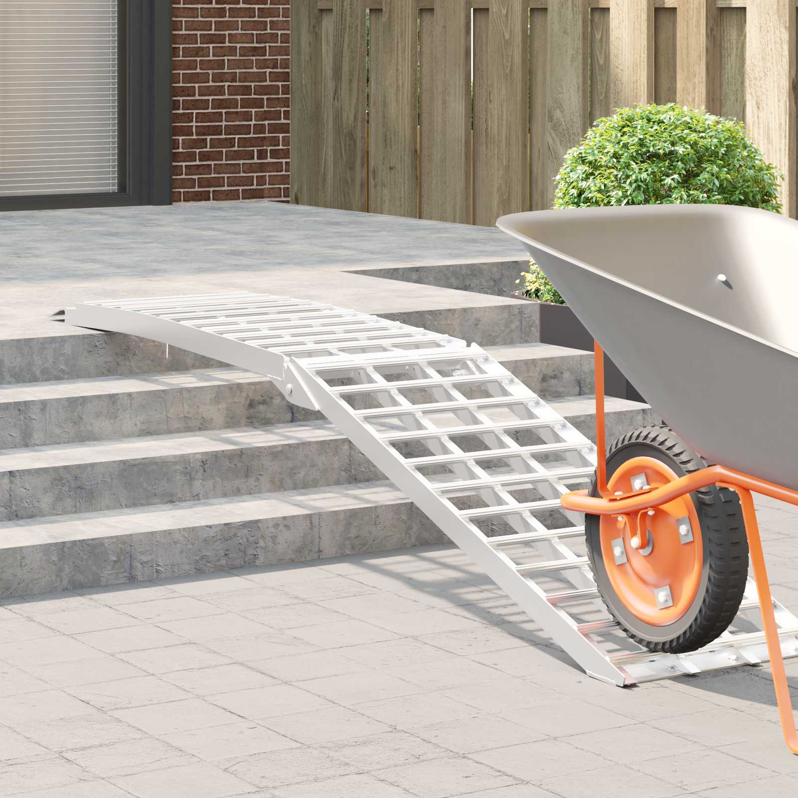 Motorcycle Ramp 680 kg Zilver 680 kg Aluminium is nu te koop bij PeponiXL, paradijselijk wonen!