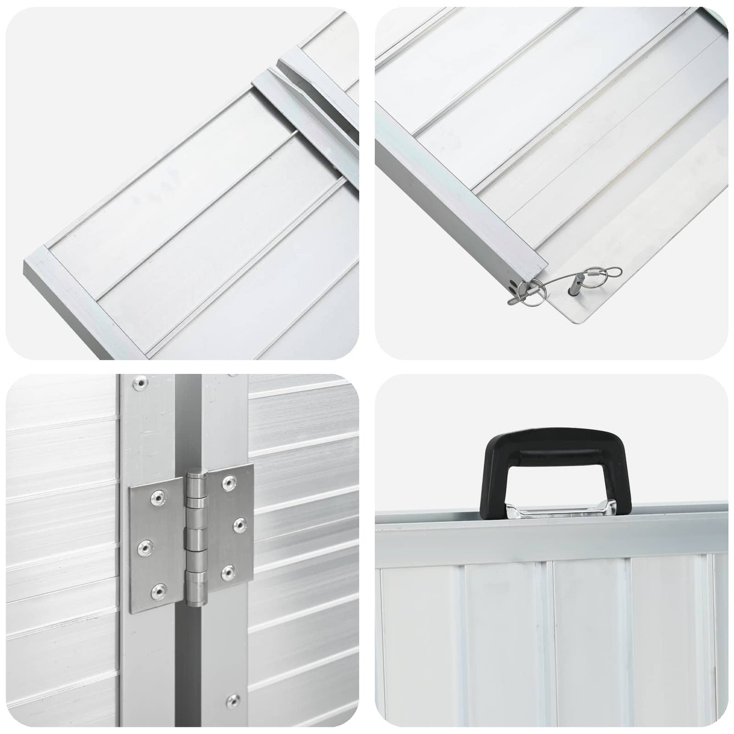 Rolstoelhelling 270 kg Zilver 270 kg Aluminium is nu te koop bij PeponiXL, paradijselijk wonen!