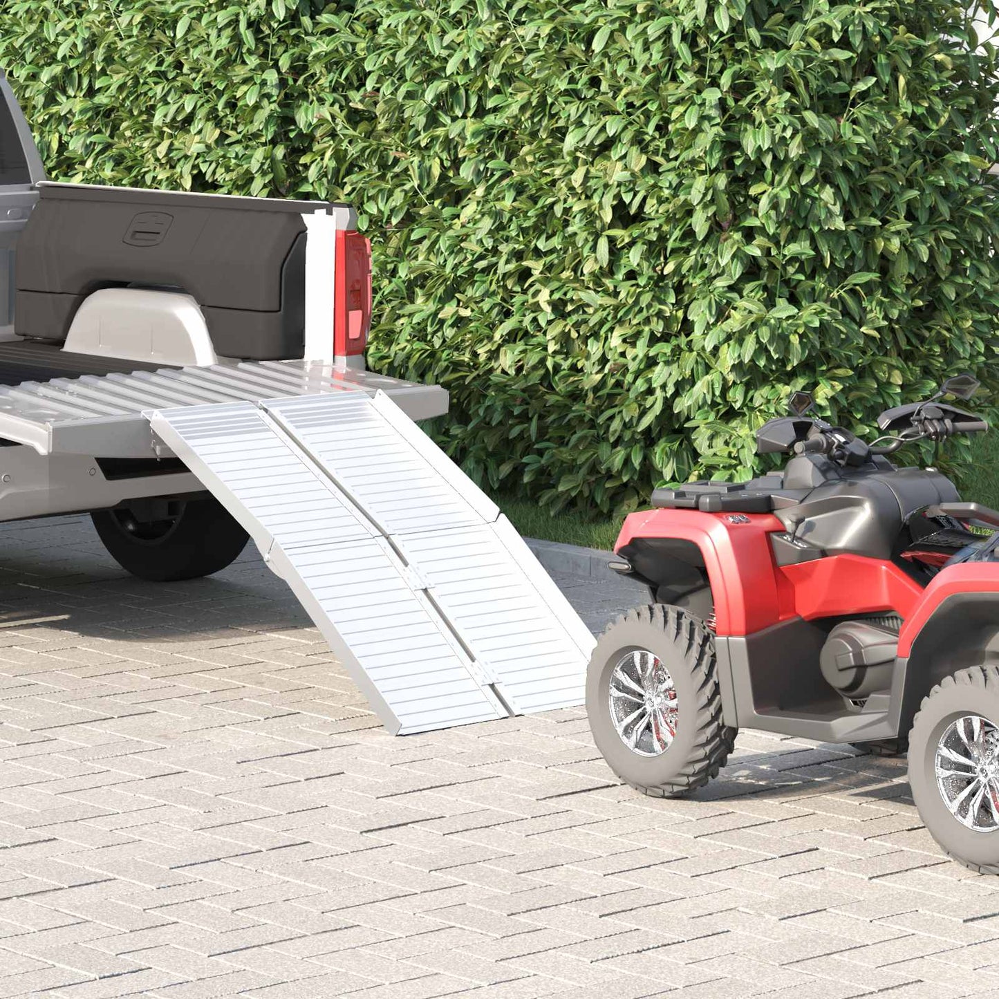 Rolstoelhelling 270 kg Zilver 270 kg Aluminium is nu te koop bij PeponiXL, paradijselijk wonen!
