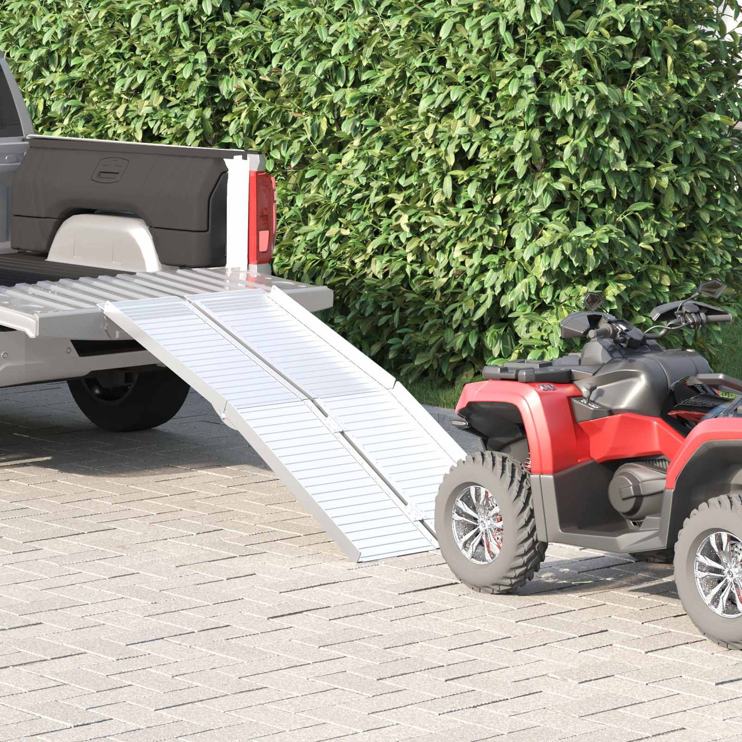 Rolstoelhelling 270 kg Zilver 270 kg Aluminium is nu te koop bij PeponiXL, paradijselijk wonen!