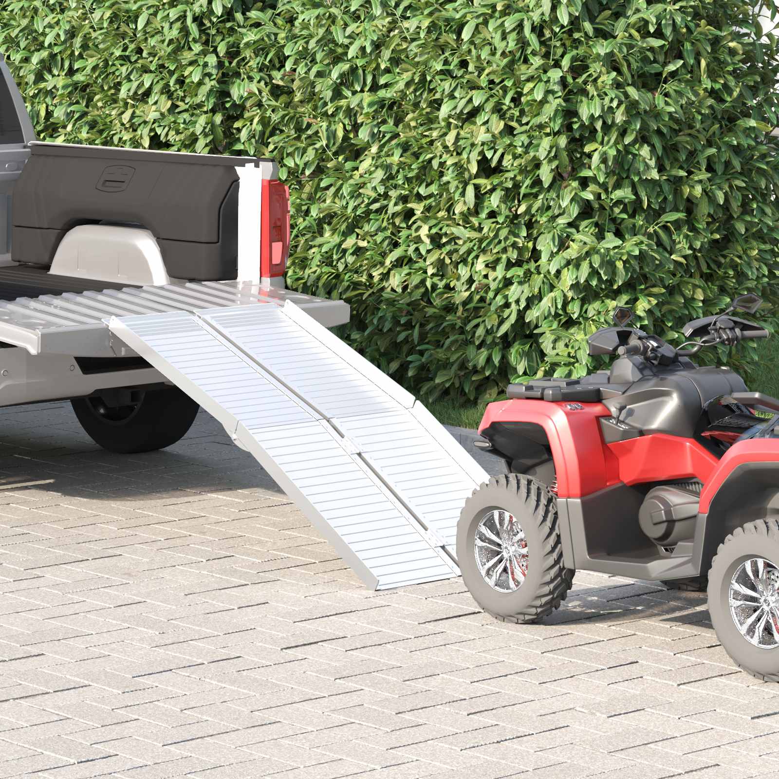 Rolstoelhelling 270 kg Zilver 270 kg Aluminium is nu te koop bij PeponiXL, paradijselijk wonen!
