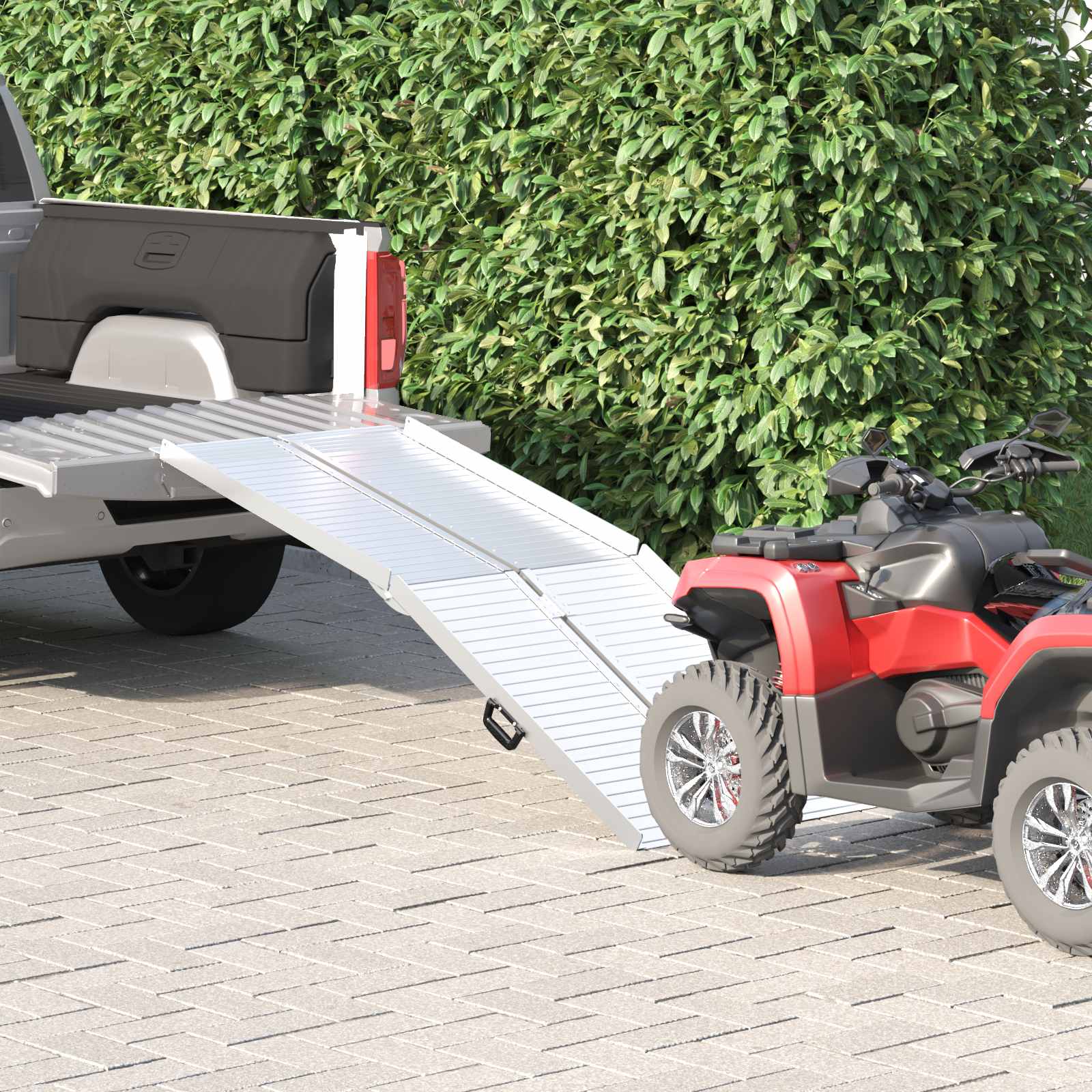 Rolstoelhelling 270 kg Zilver 270 kg Aluminium is nu te koop bij PeponiXL, paradijselijk wonen!