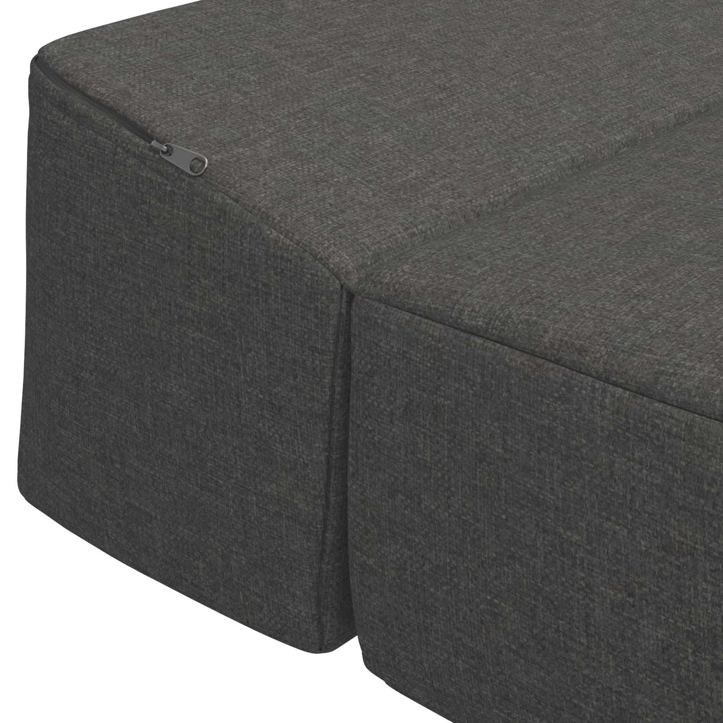 Vouwbare Bankbed Donkergrijs 200 x 70 x 15 cm Stof is nu te koop bij PeponiXL, paradijselijk wonen!