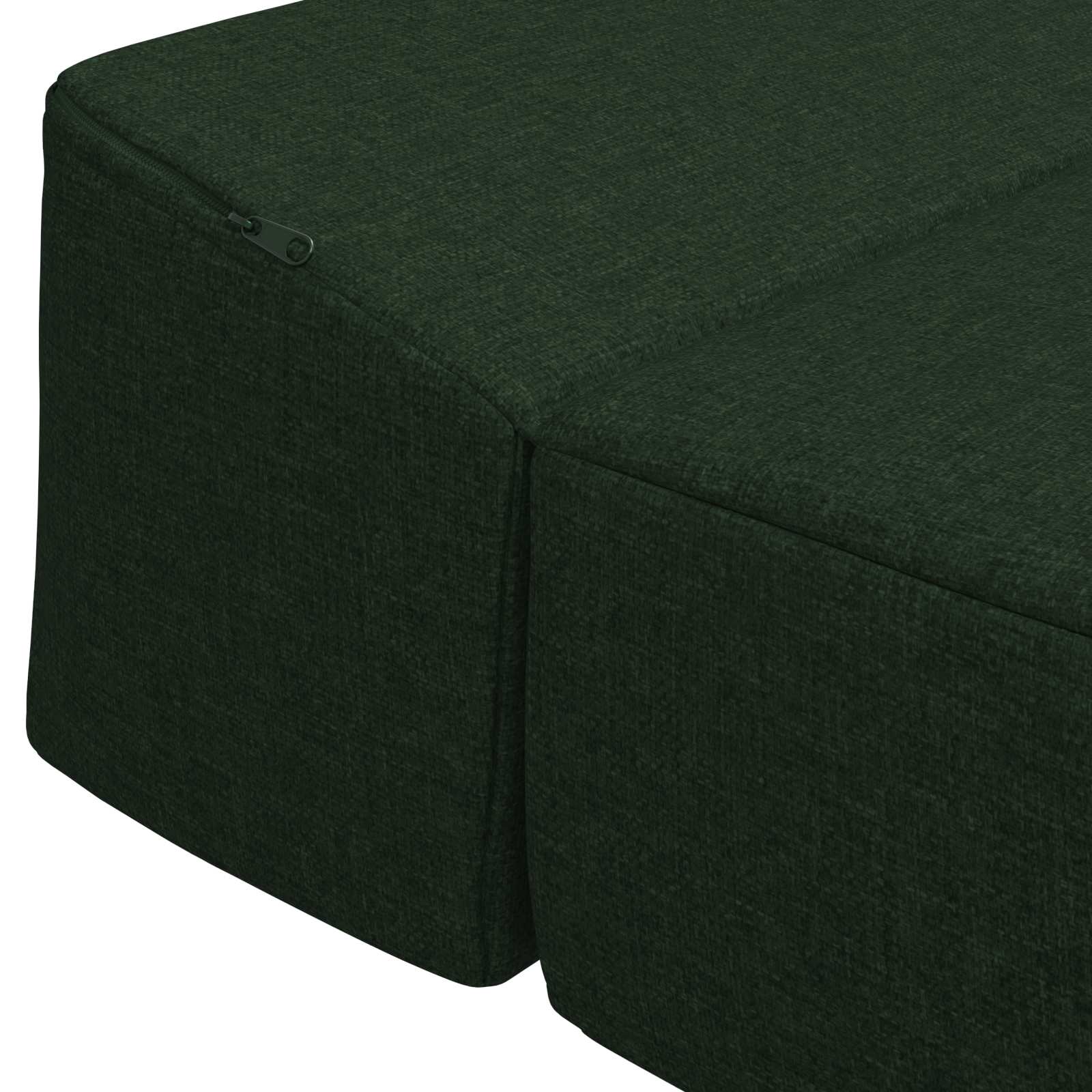 Vouwbare Bankbed Donkergroen 200 x 70 x 15 cm Stof is nu te koop bij PeponiXL, paradijselijk wonen!