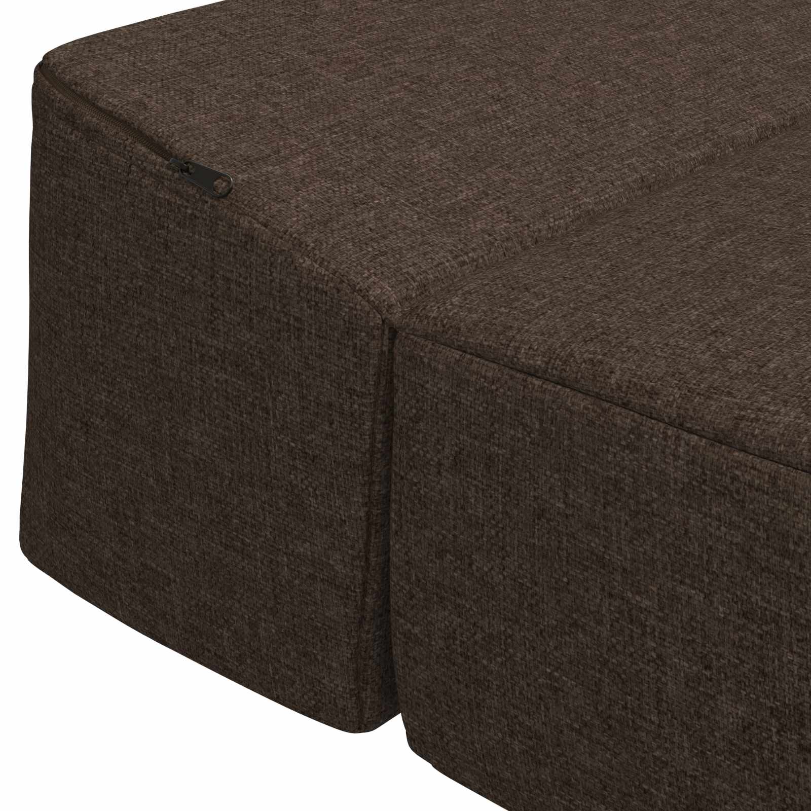 Vouwbare Bankbed Taupe 200 x 70 x 15 cm Stof is nu te koop bij PeponiXL, paradijselijk wonen!