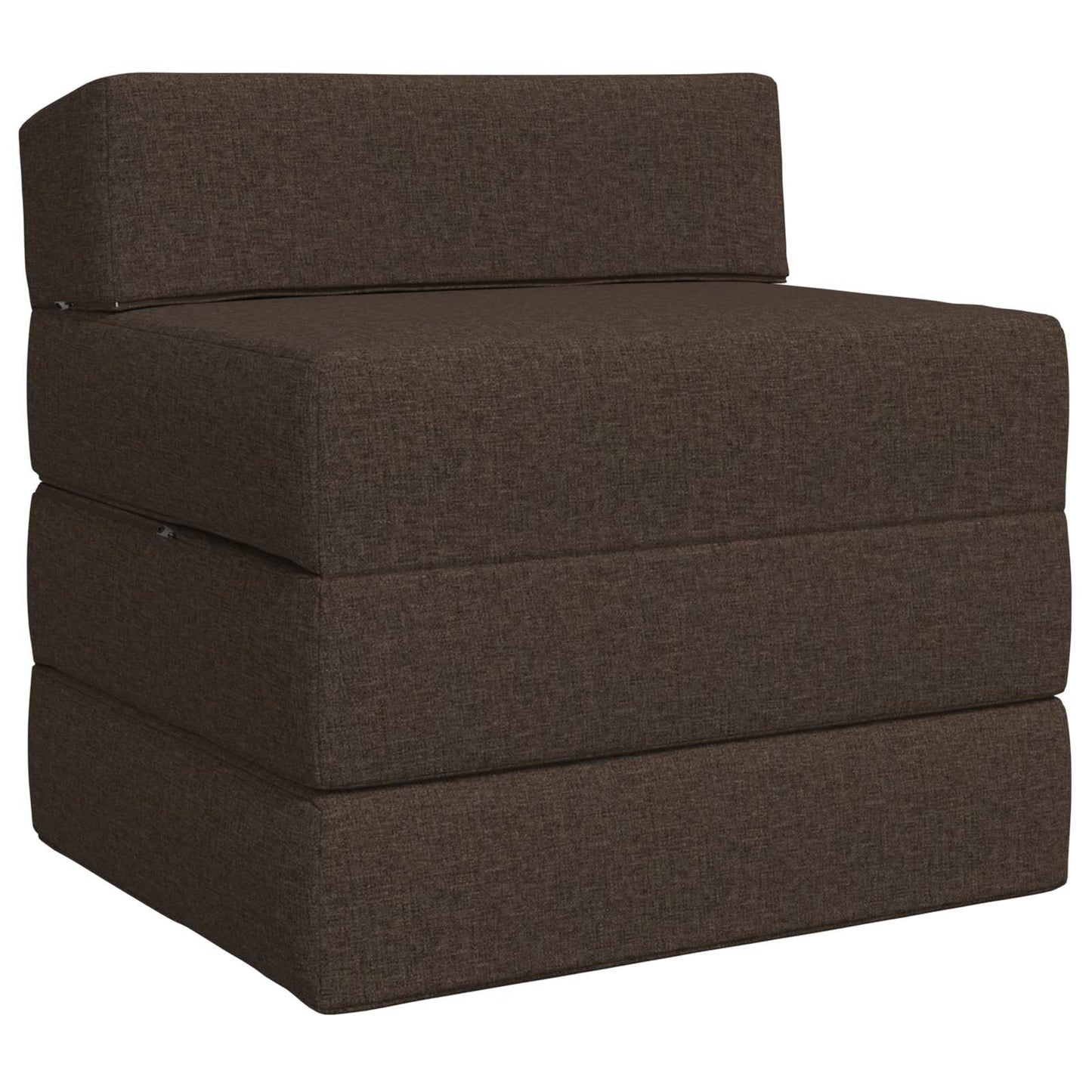 Vouwbare Bankbed Taupe 200 x 70 x 15 cm Stof is nu te koop bij PeponiXL, paradijselijk wonen!