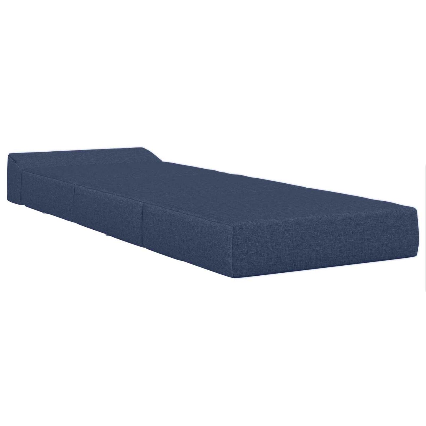 Vouwbare Bankbed Blauw 200 x 70 x 15 cm Stof is nu te koop bij PeponiXL, paradijselijk wonen!
