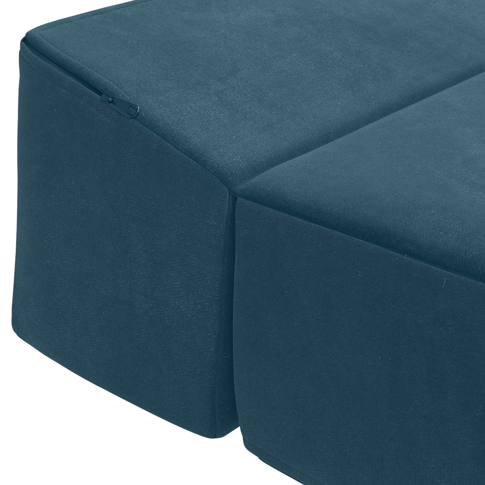 Vouwbare Bankbed Blauw 200 x 70 x 15 cm Fluweel is nu te koop bij PeponiXL, paradijselijk wonen!