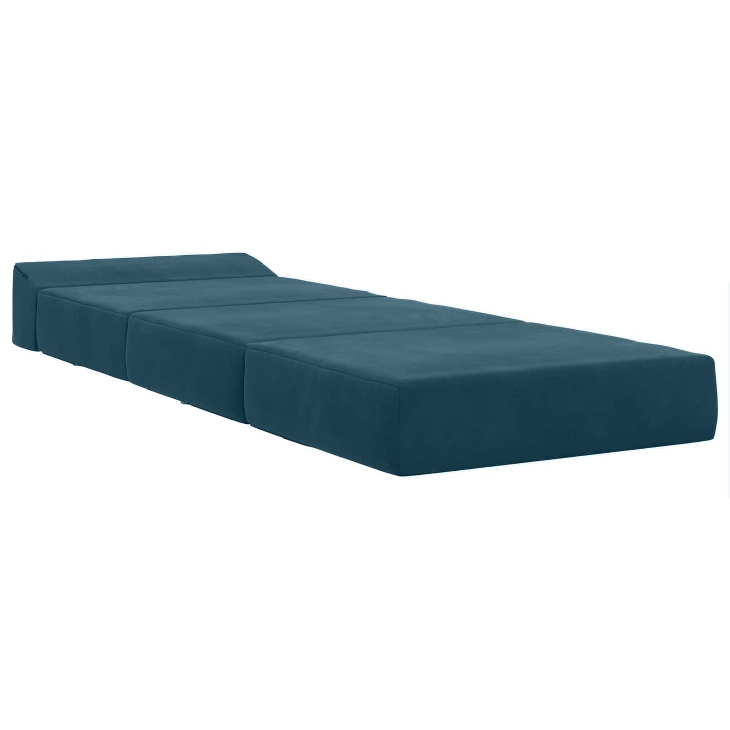 Vouwbare Bankbed Blauw 200 x 70 x 15 cm Fluweel is nu te koop bij PeponiXL, paradijselijk wonen!