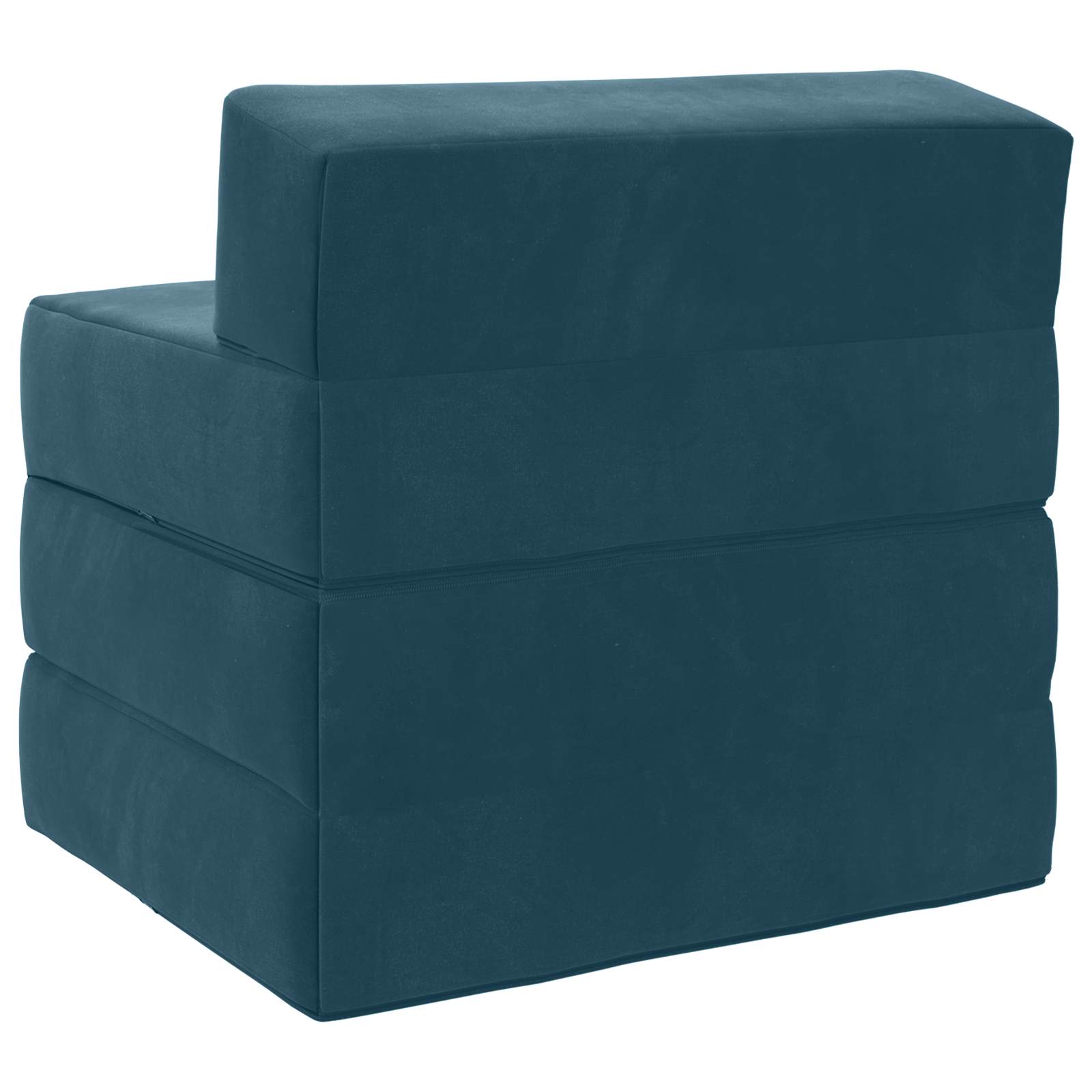 Vouwbare Bankbed Blauw 200 x 70 x 15 cm Fluweel is nu te koop bij PeponiXL, paradijselijk wonen!