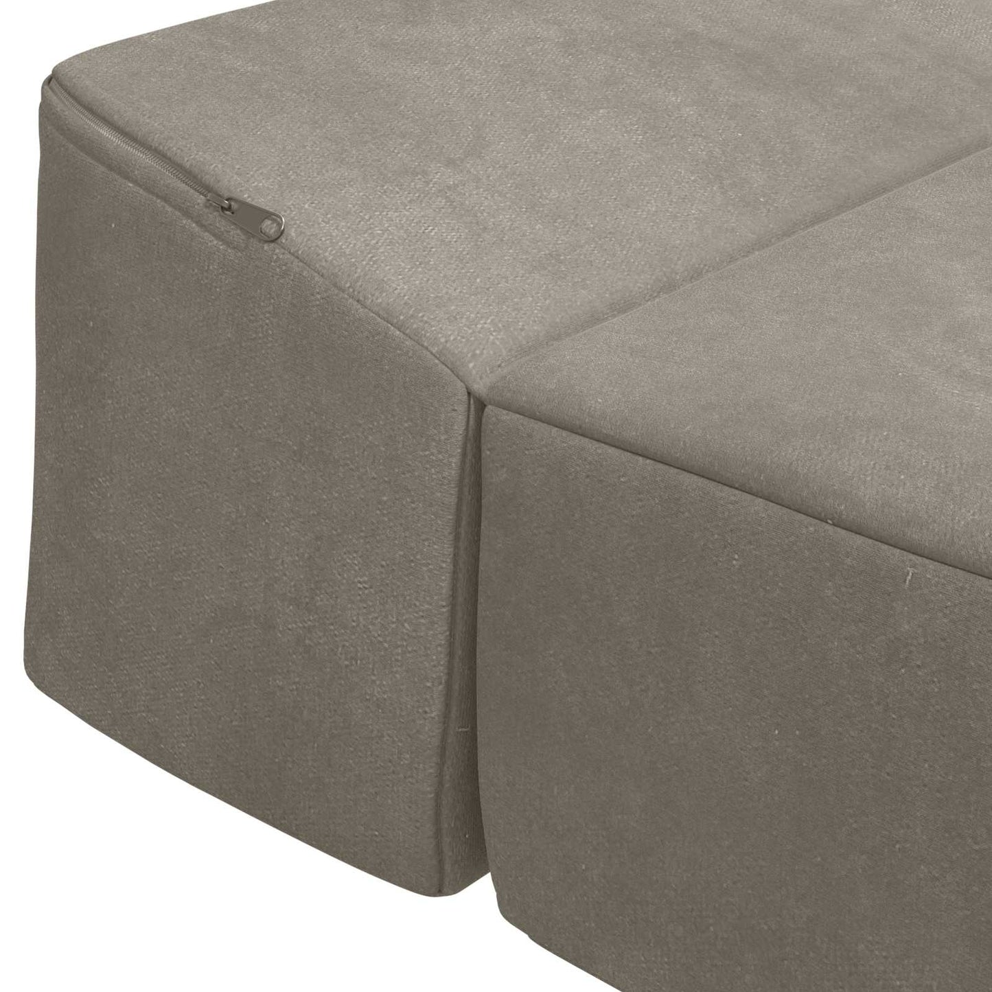 Vouwbare Bankbed Lichtgrijs 200 x 70 x 15 cm Fluweel is nu te koop bij PeponiXL, paradijselijk wonen!