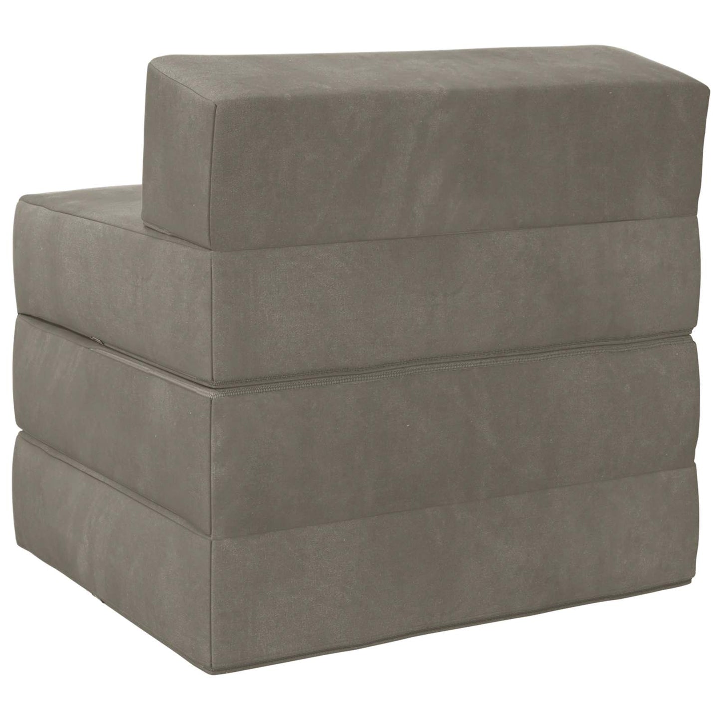 Vouwbare Bankbed Lichtgrijs 200 x 70 x 15 cm Fluweel is nu te koop bij PeponiXL, paradijselijk wonen!