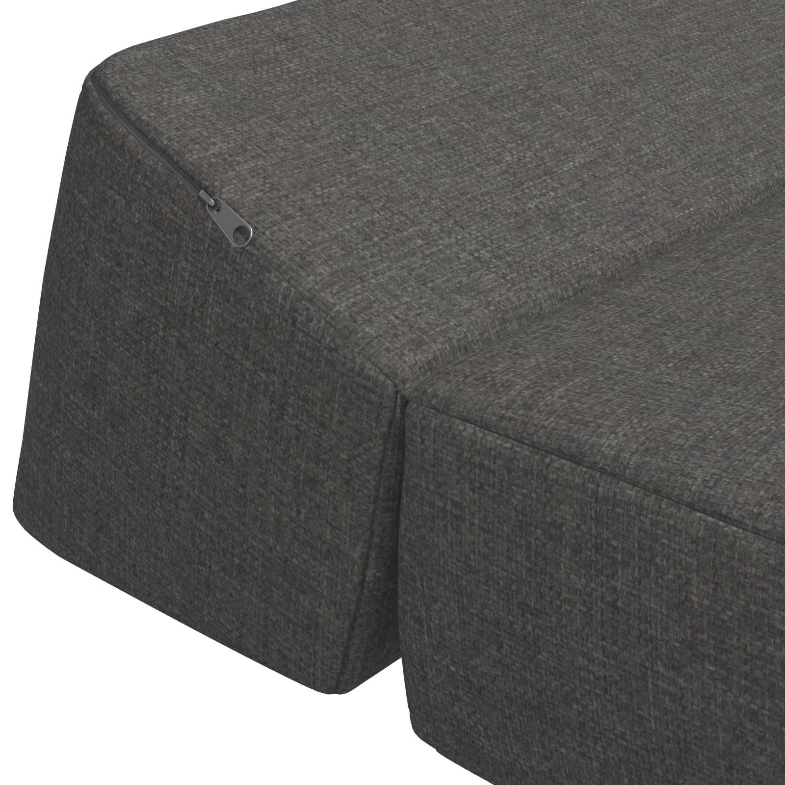 Vouwbare Bankbed Donkergrijs 120 x 60 x 49 cm Stof is nu te koop bij PeponiXL, paradijselijk wonen!