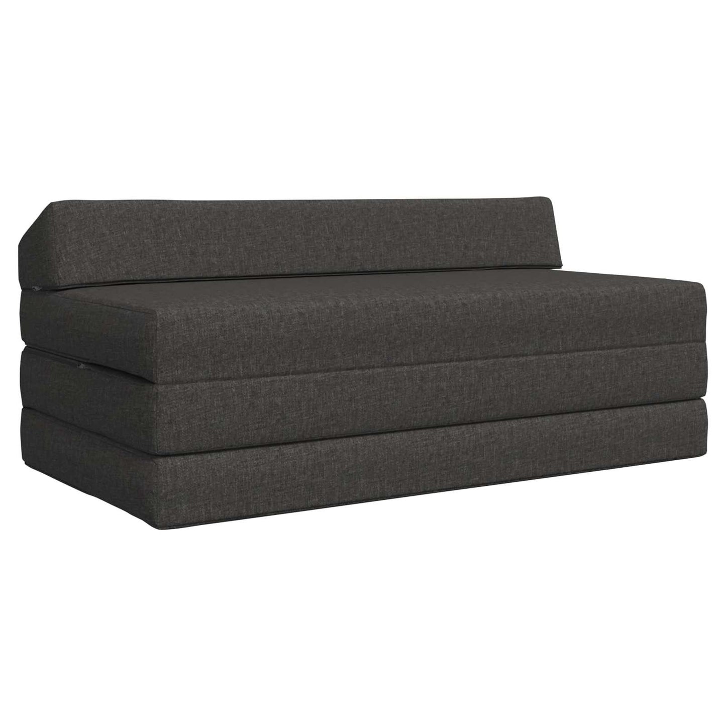 Vouwbare Bankbed Donkergrijs 120 x 60 x 49 cm Stof is nu te koop bij PeponiXL, paradijselijk wonen!
