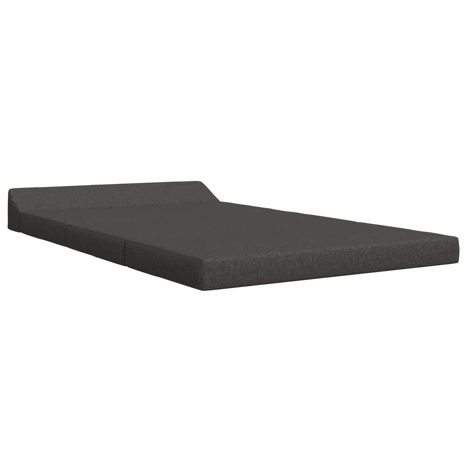 Vouwbare Bankbed Donkergrijs 120 x 60 x 49 cm Stof is nu te koop bij PeponiXL, paradijselijk wonen!